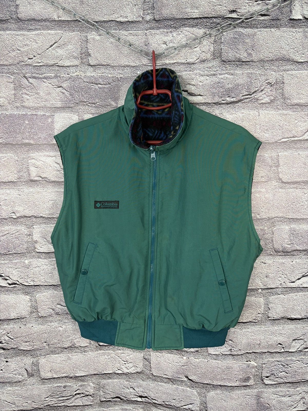 Columbia Vintage wool multicolour vest bilateral Columbia Size US S / EU 44-46 / 1 - 2 Thumbnail
