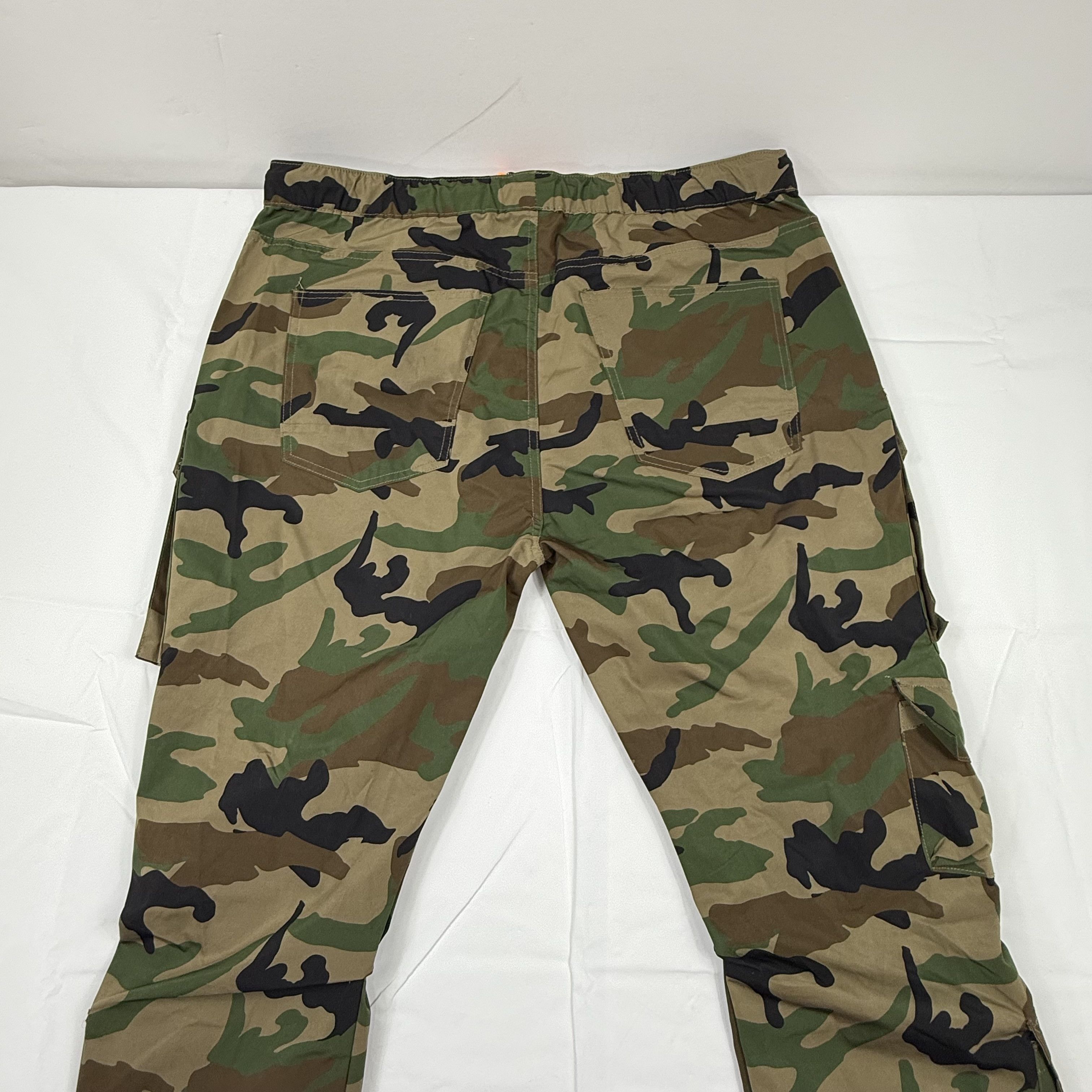 Smoke Rise Smoke Rise Mens XL Woodland Camo Stacked Cargo Pants Size US 36 / EU 52 - 9 Thumbnail