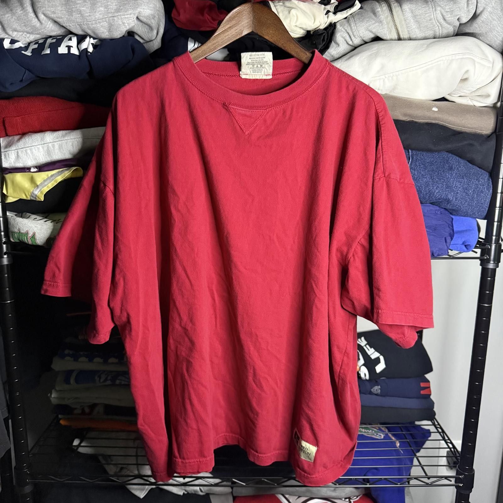Russell Athletic Vintage Russel Athletic Blank T-shirt Size US XXL / EU 58 / 5 - 1 Thumbnail