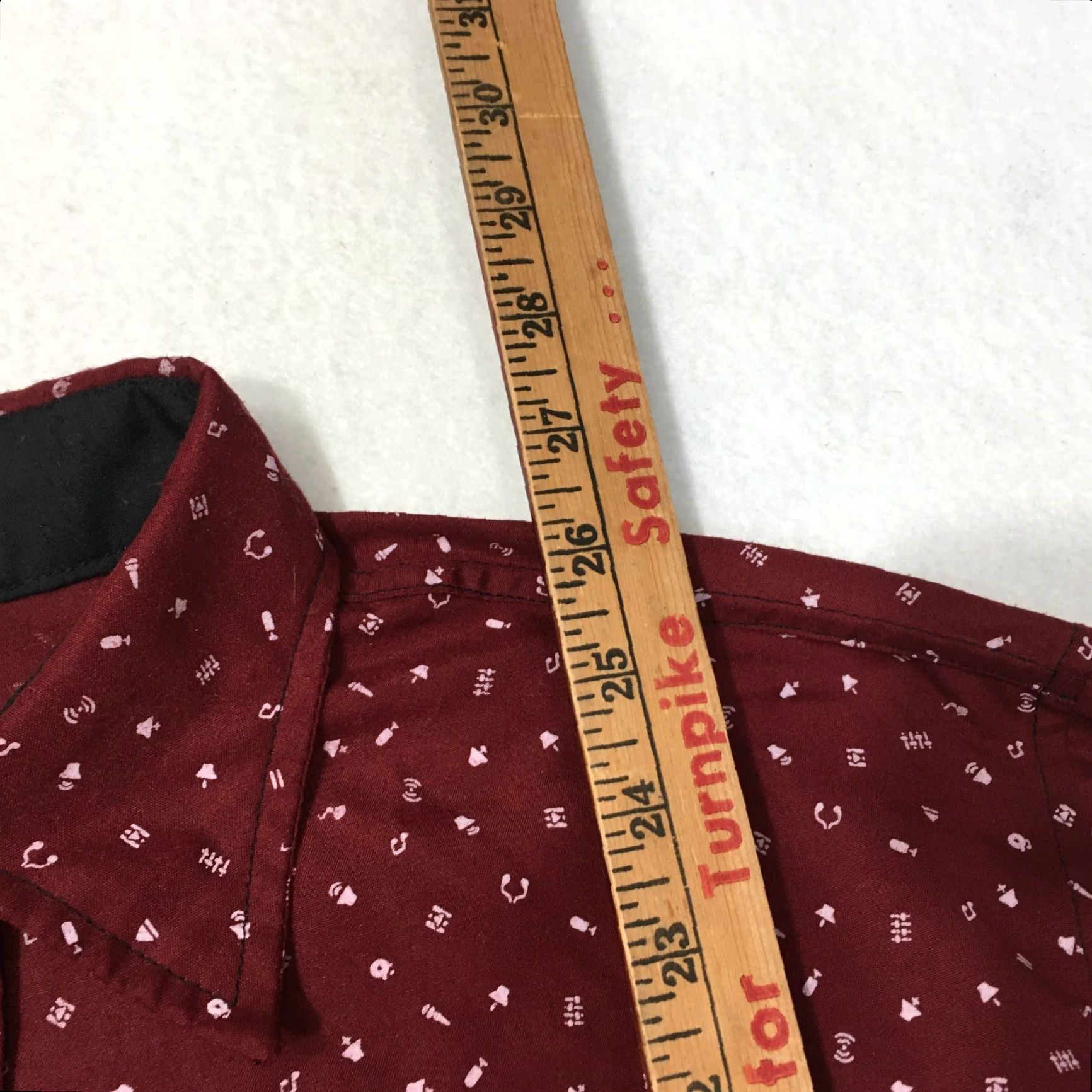 John Deere John Deere Burgundy Button-Down Shirt all over print patch pocket Shirt Mens 2XL Burgundy Patch Pocket Button-Up Long Sleeve Collared Vintage Size US XXL / EU 58 / 5 - 7 Thumbnail