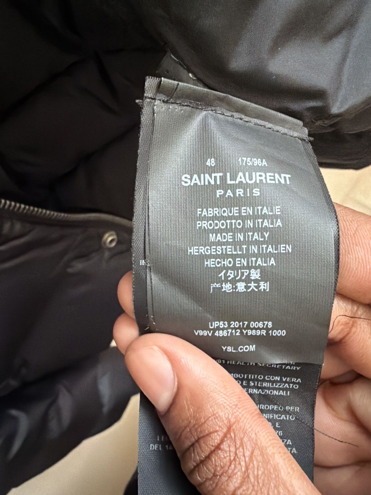 Saint Laurent Paris Saint Laurent AW17 "Bad Lieutenant" Hood Down Filled Jacket Size US M / EU 48-50 / 2 - 7 Thumbnail
