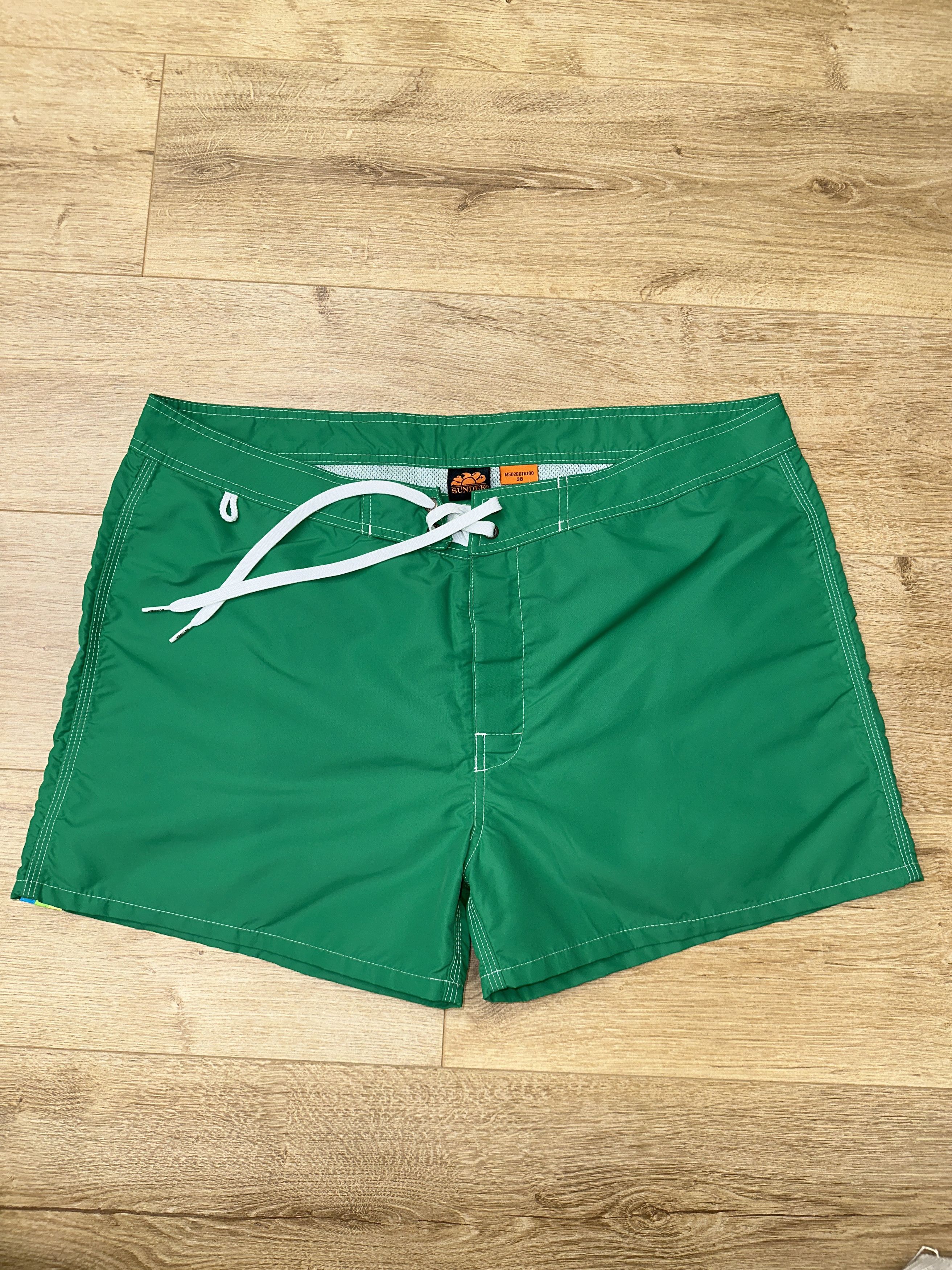 Sundek Sundek 38 Swim Shorts Green Rainbow Arc Stripe Size 38 Size US 38 / EU 54 - 7 Thumbnail