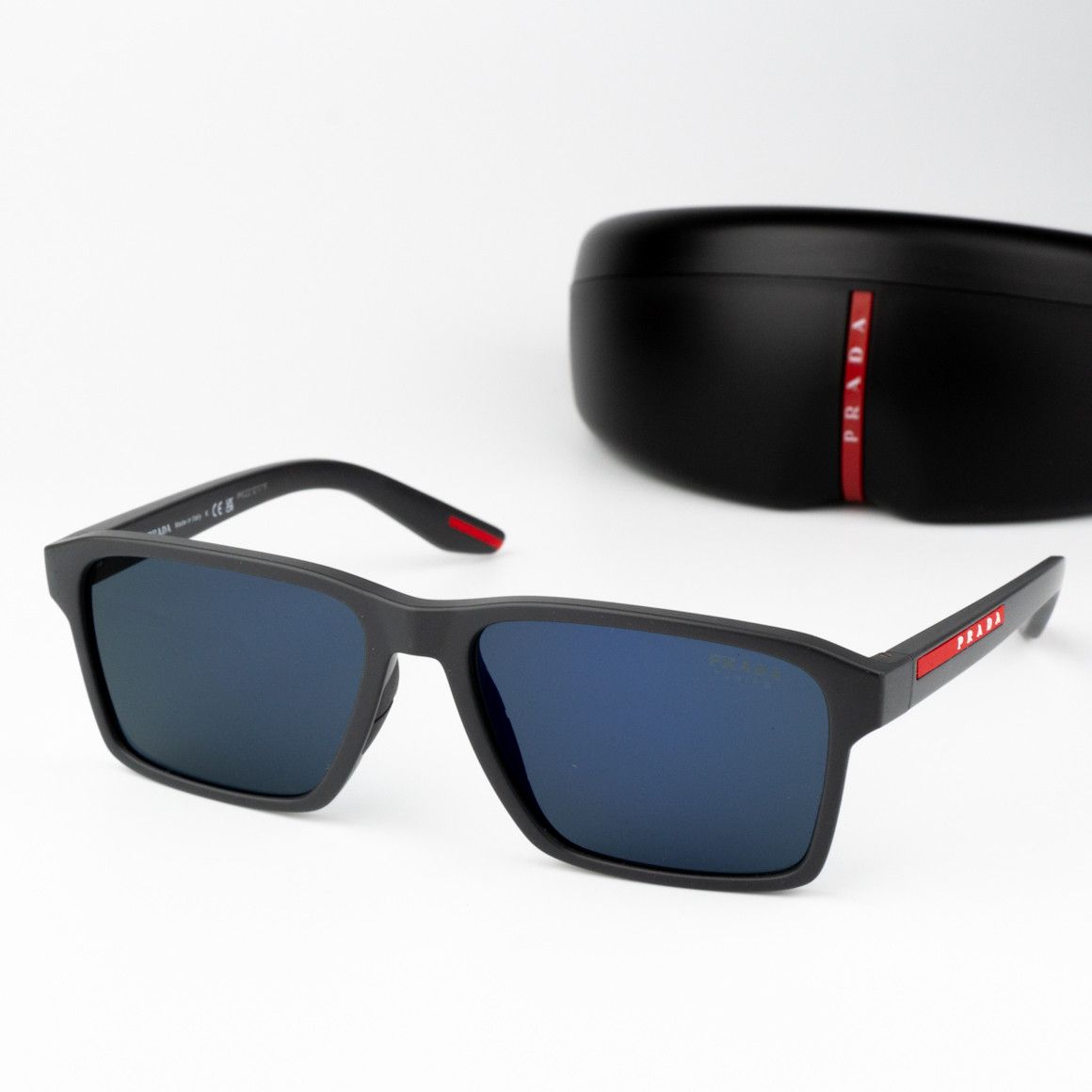 Prada NEW Prada Linea Rossa PS05YS UFK05U Rectangle Sunglasses Size ONE SIZE - 1 Thumbnail