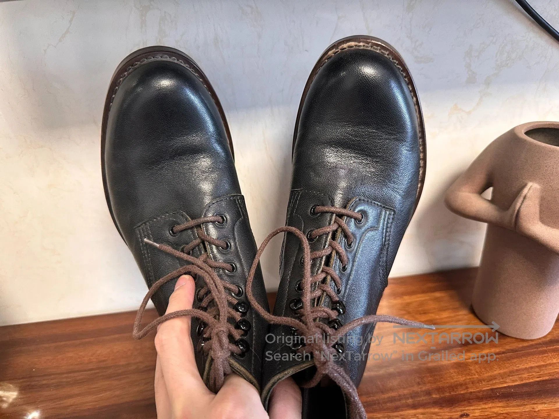 Vintage wm1978 Work Boots with Drsole Split Sole. Size US 8 / EU 41 - 8 Thumbnail