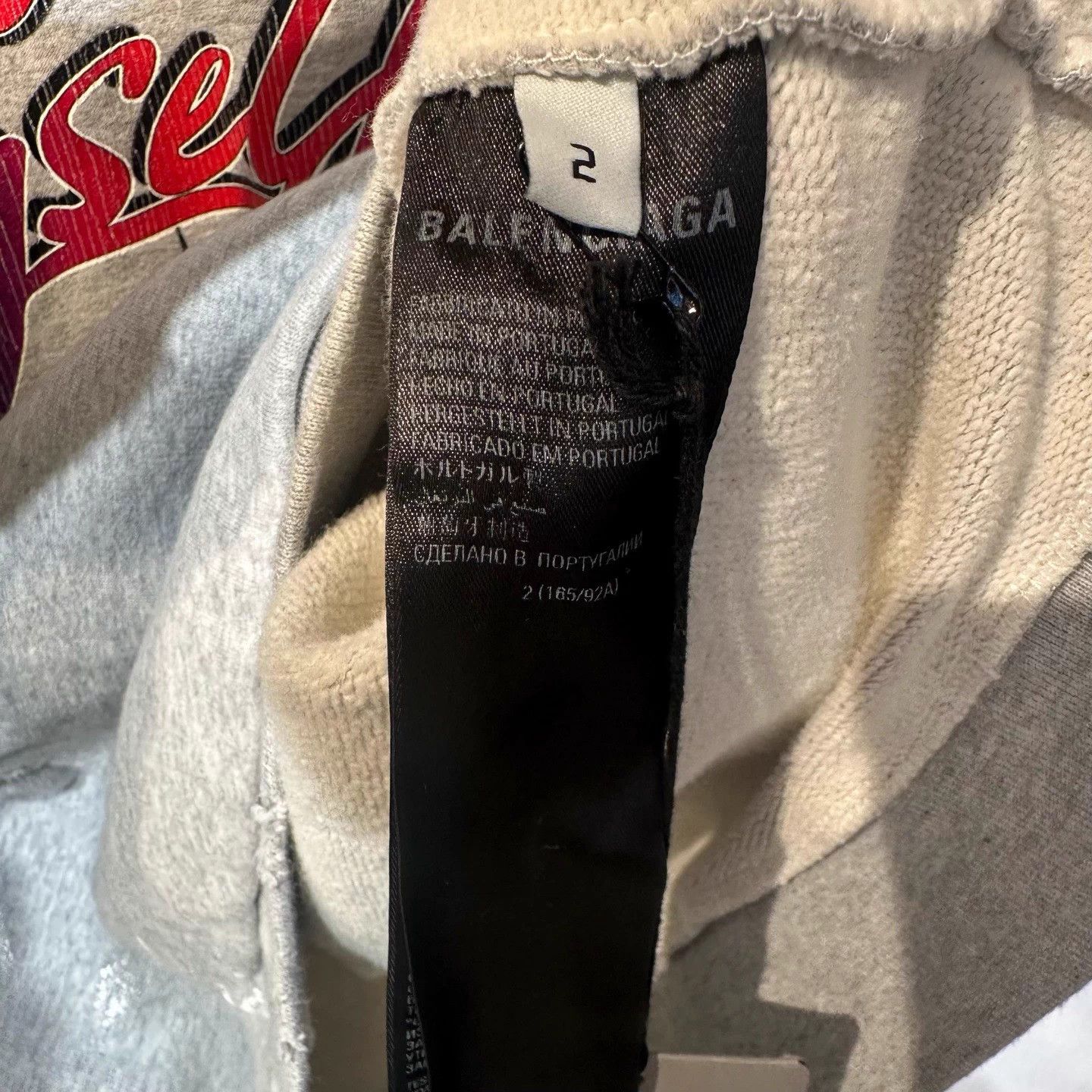 Balenciaga Balenciaga gray color splatter hoodie size 2 NWT Size US M / EU 48-50 / 2 - 5 Thumbnail