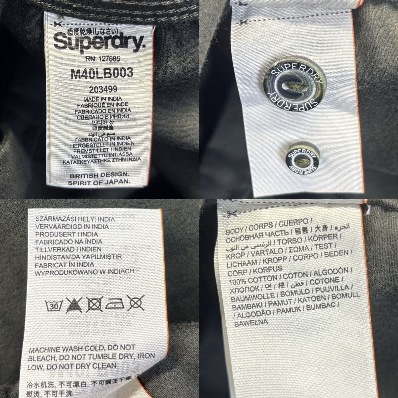 Superdry VINTAGE not (no) - Note: Invalid request. Size US L / EU 52-54 / 3 - 8 Thumbnail