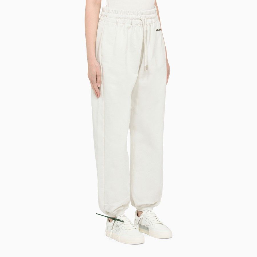 Off-White o1d2blof0924 Cotton Jogging Trouser in White Size 27" / US 4 / IT 40 - 3 Thumbnail