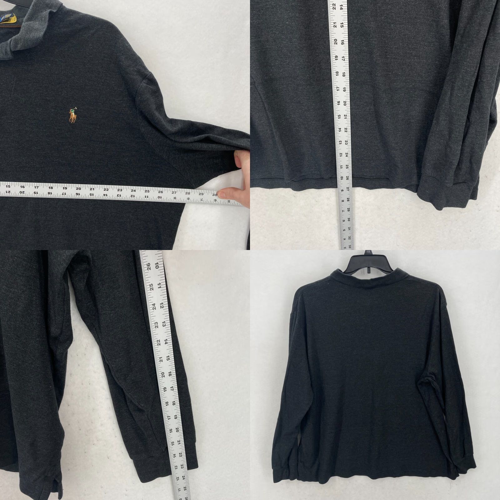 Ralph Lauren Polo Ralph Lauren Long Sleeve Polo Shirt Mens 2XL Black Flesh Pony Classic Fit Polo Shirt Mens 2XL Black Flesh Pony Classic Fit Size US XXL / EU 58 / 5 - 8 Thumbnail