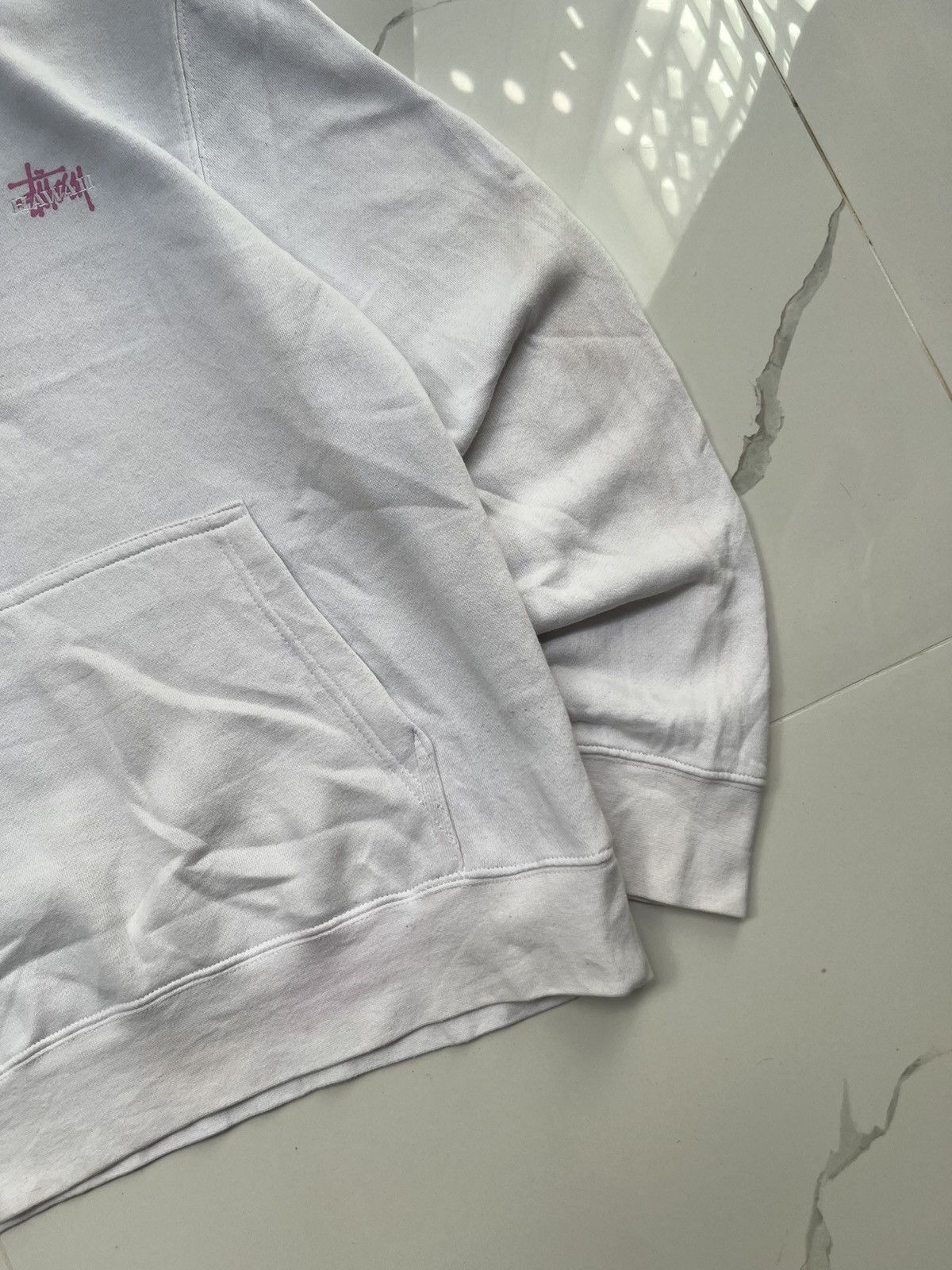 Stussy × Vintage 90's STUSSY HAWAII Y2K SMALL LOGO HOODIE RARE RETRO Size US S / EU 44-46 / 1 - 2 Thumbnail