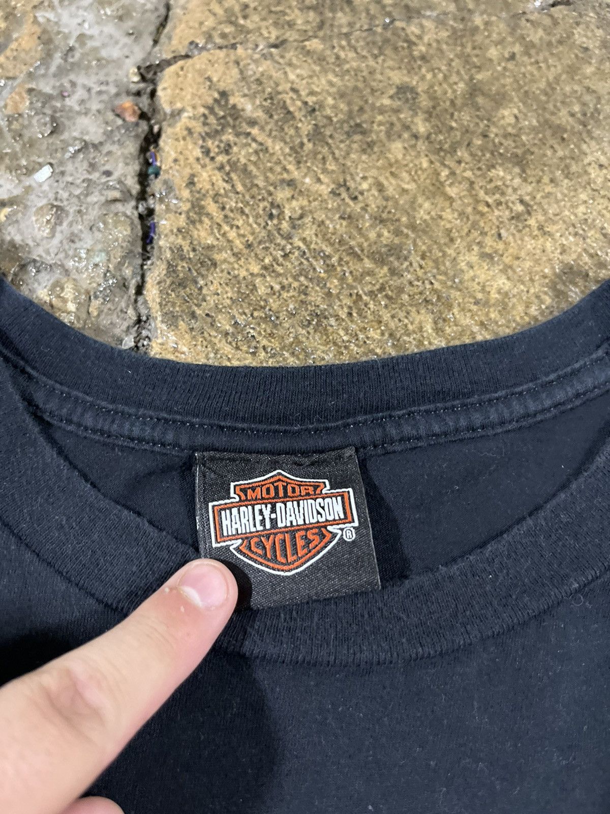 Harley Davidson × Vintage Crazy Vintage Y2K Harley Davidson Eagle Biker Grunge Tee Size US XL / EU 56 / 4 - 5 Thumbnail