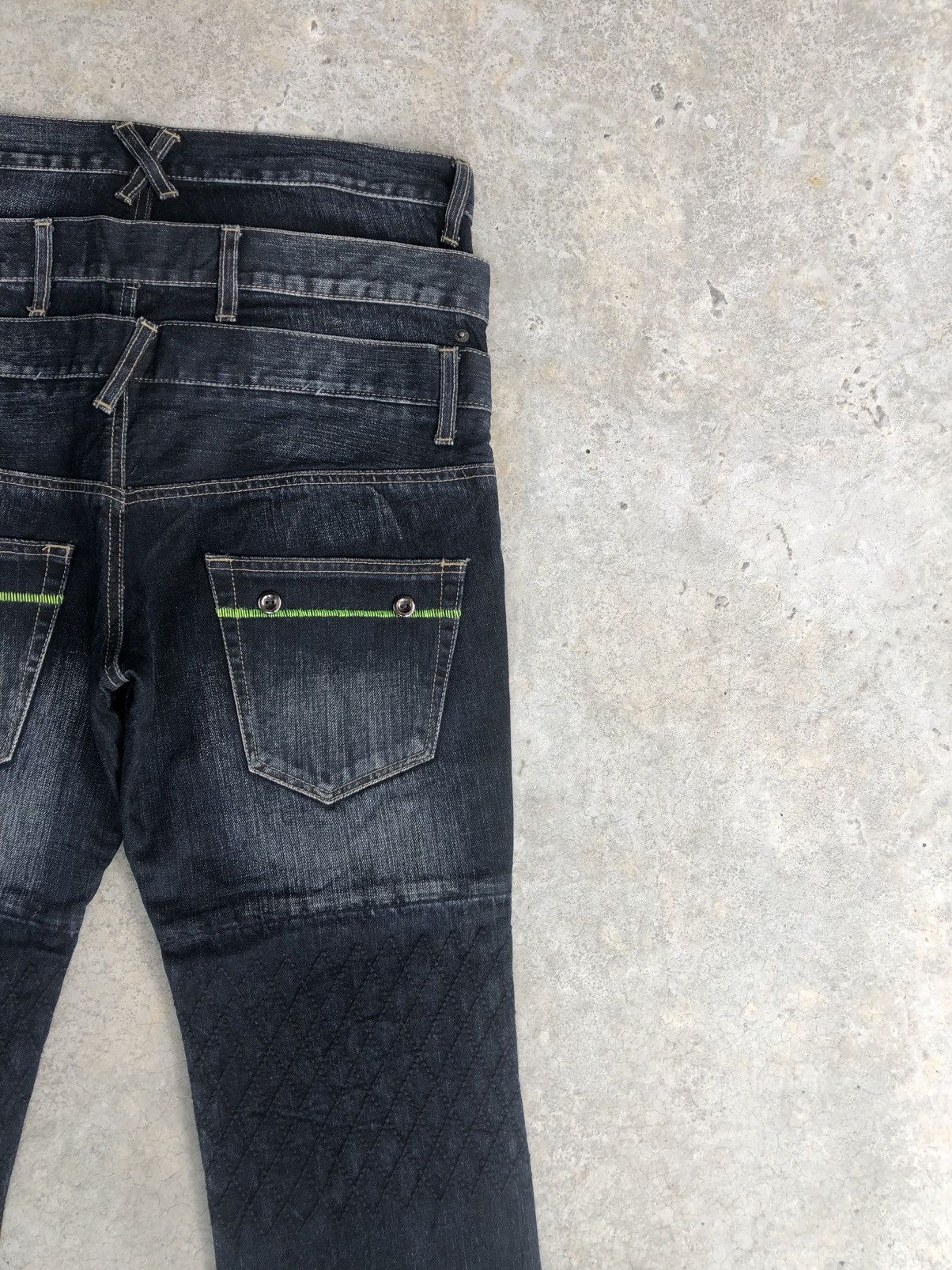 PPFM Japanese PPFM Double Waist Distressed Denim Punk Style Size US 32 / EU 48 - 10 Thumbnail