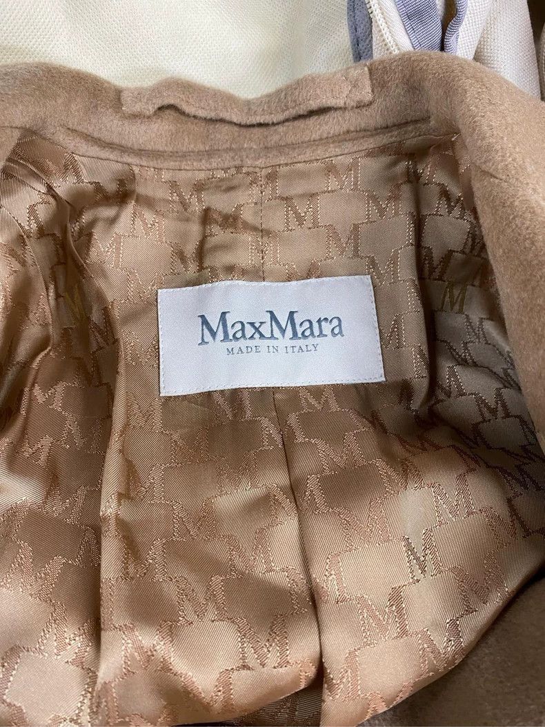 Other MaxMara Camel Wool Overcoat with Belt-2508 Size US L / EU 52-54 / 3 - 3 Thumbnail