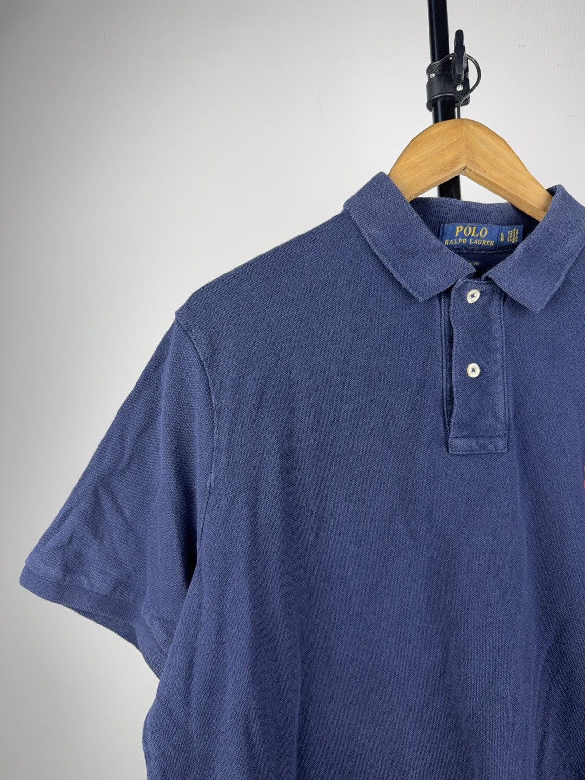 Polo Ralph Lauren Vintage 90s Retro Polo Ralph Lauren Basic Logo Polos Y2K Size US L / EU 52-54 / 3 - 2 Thumbnail