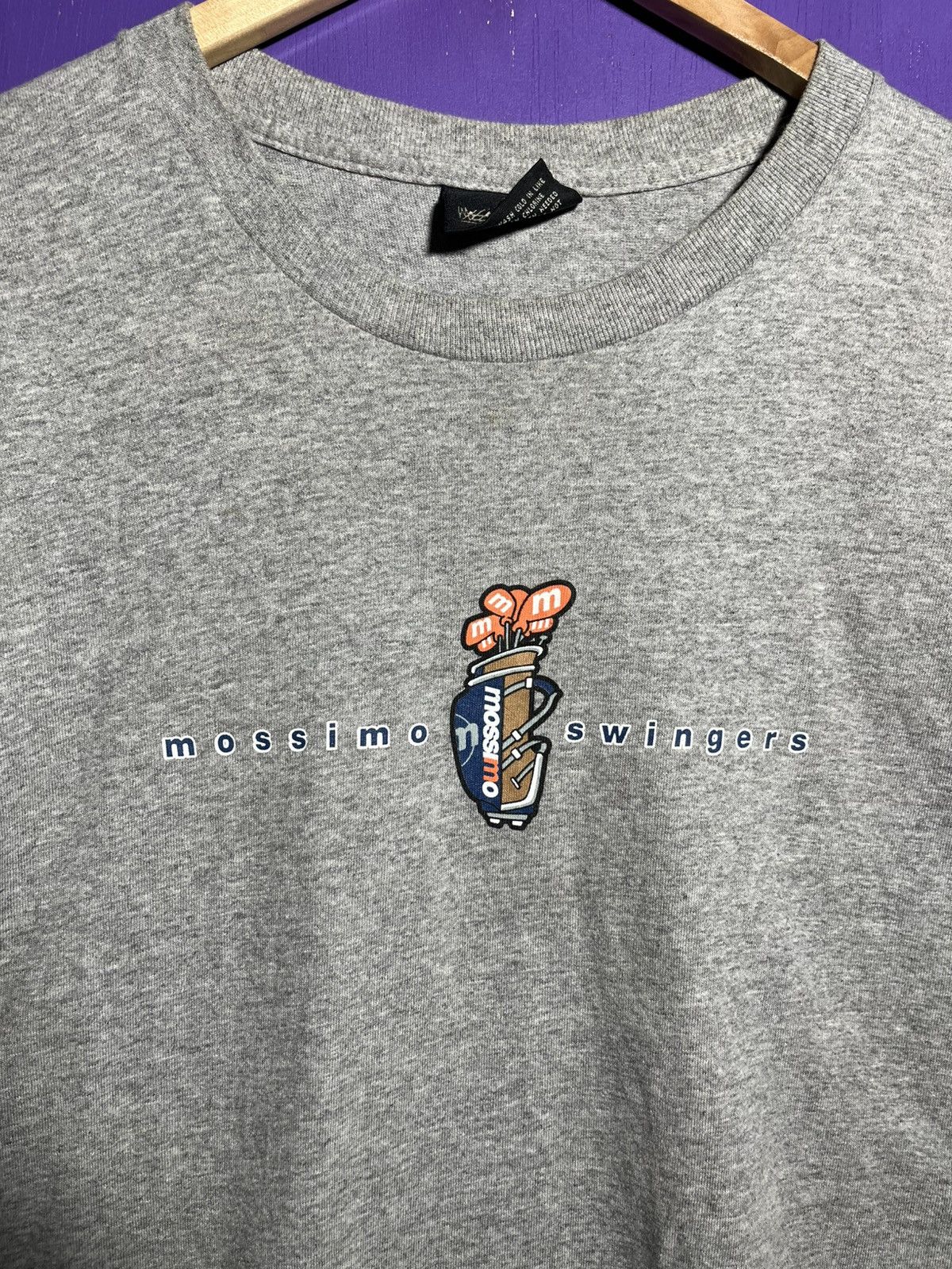 Mossimo Vintage 90s Mossimo swingers golf t-shirt Size US L / EU 52-54 / 3 - 3 Thumbnail
