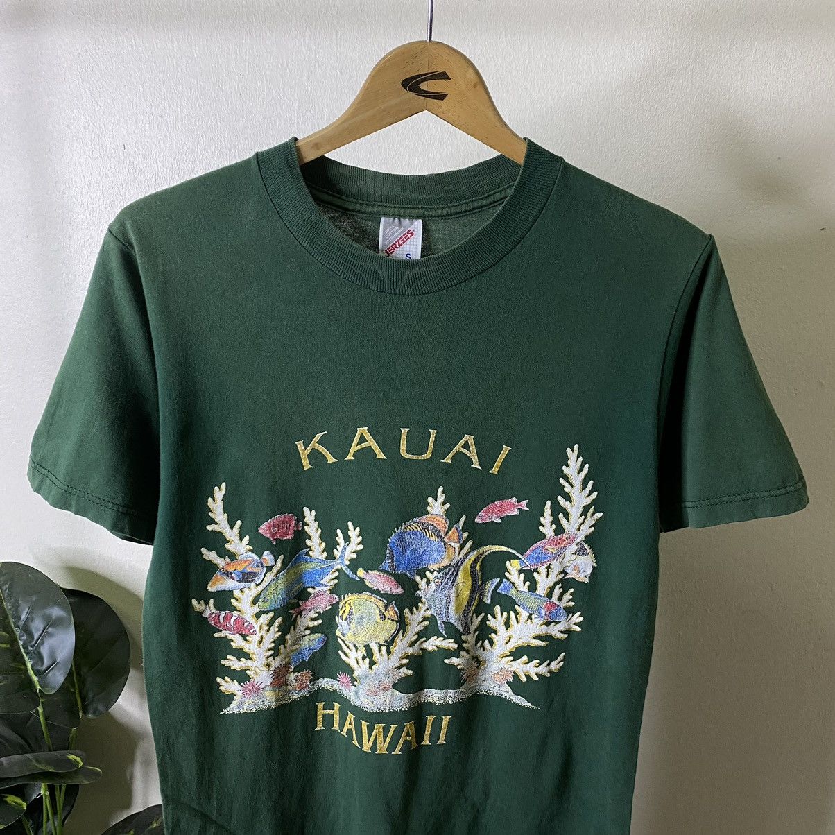 Other Vintage 1990s Kauai Hawaii Coral Reef Tee Made in USA Size US S / EU 44-46 / 1 - 2 Thumbnail