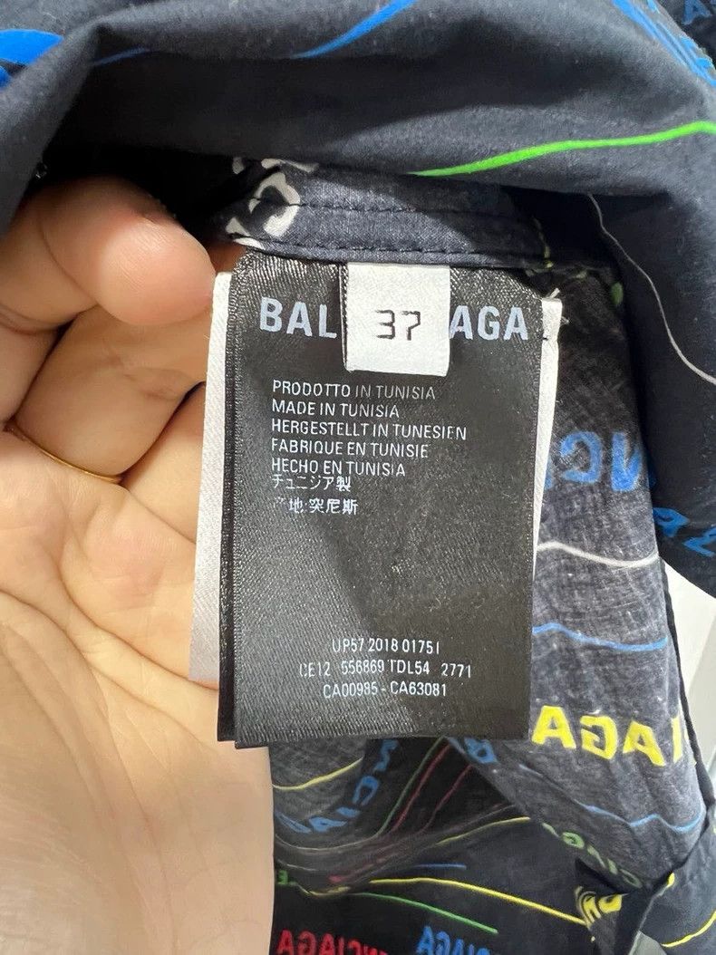 Balenciaga Balenciaga size 37 Full-print bullet screen color short sle Size US M / EU 48-50 / 2 - 4 Thumbnail