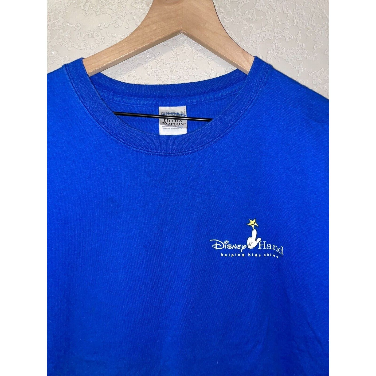Disney Vintage Disney Promo Shirt Hand Helping Kids Shine Blue XL Size US XL / EU 56 / 4 - 2 Thumbnail