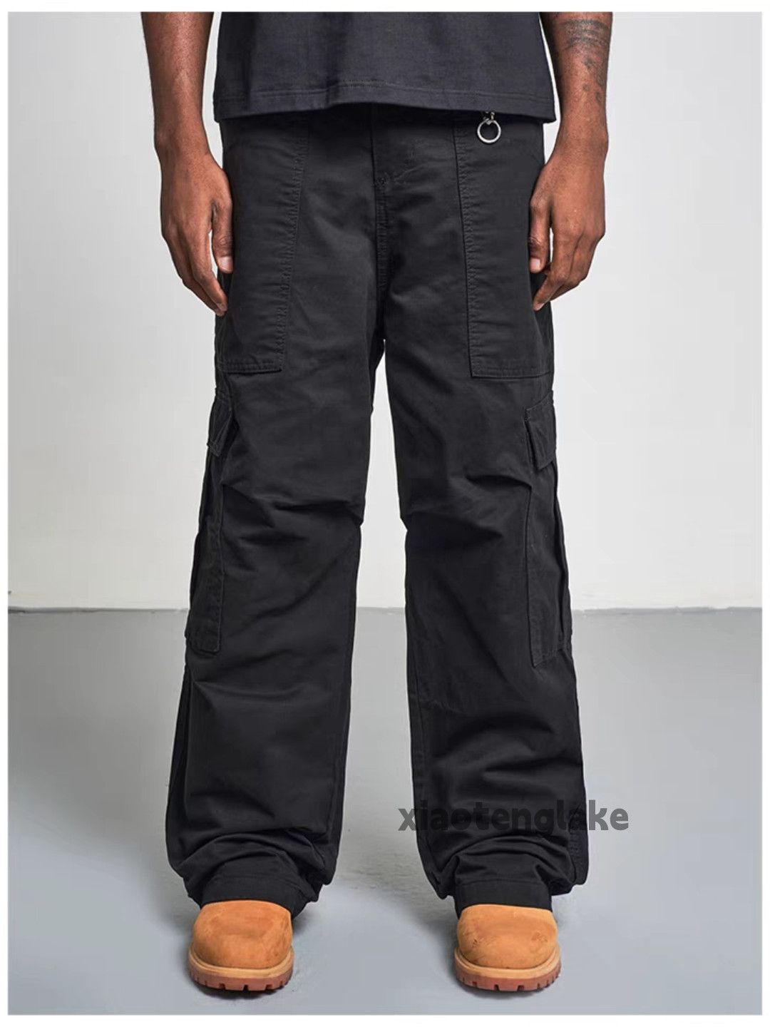 Designer × Vintage urban hiphop utility military loose baggy cargo pants Size US 28 / EU 44 - 6 Thumbnail