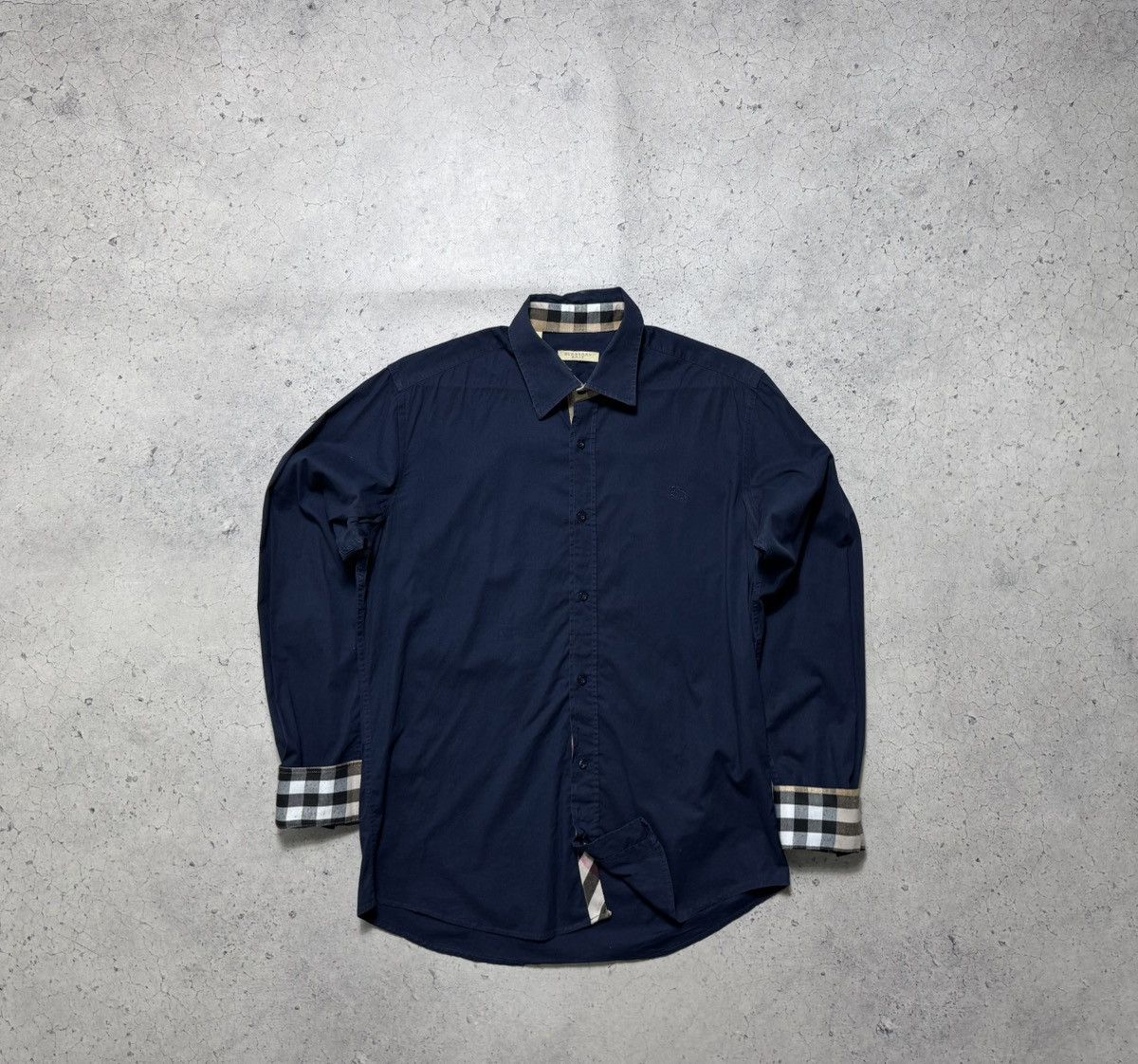 Burberry Burberry Brit Checked Luxury Button Up Shirt Vintage Size L Size US L / EU 52-54 / 3 - 1 Thumbnail