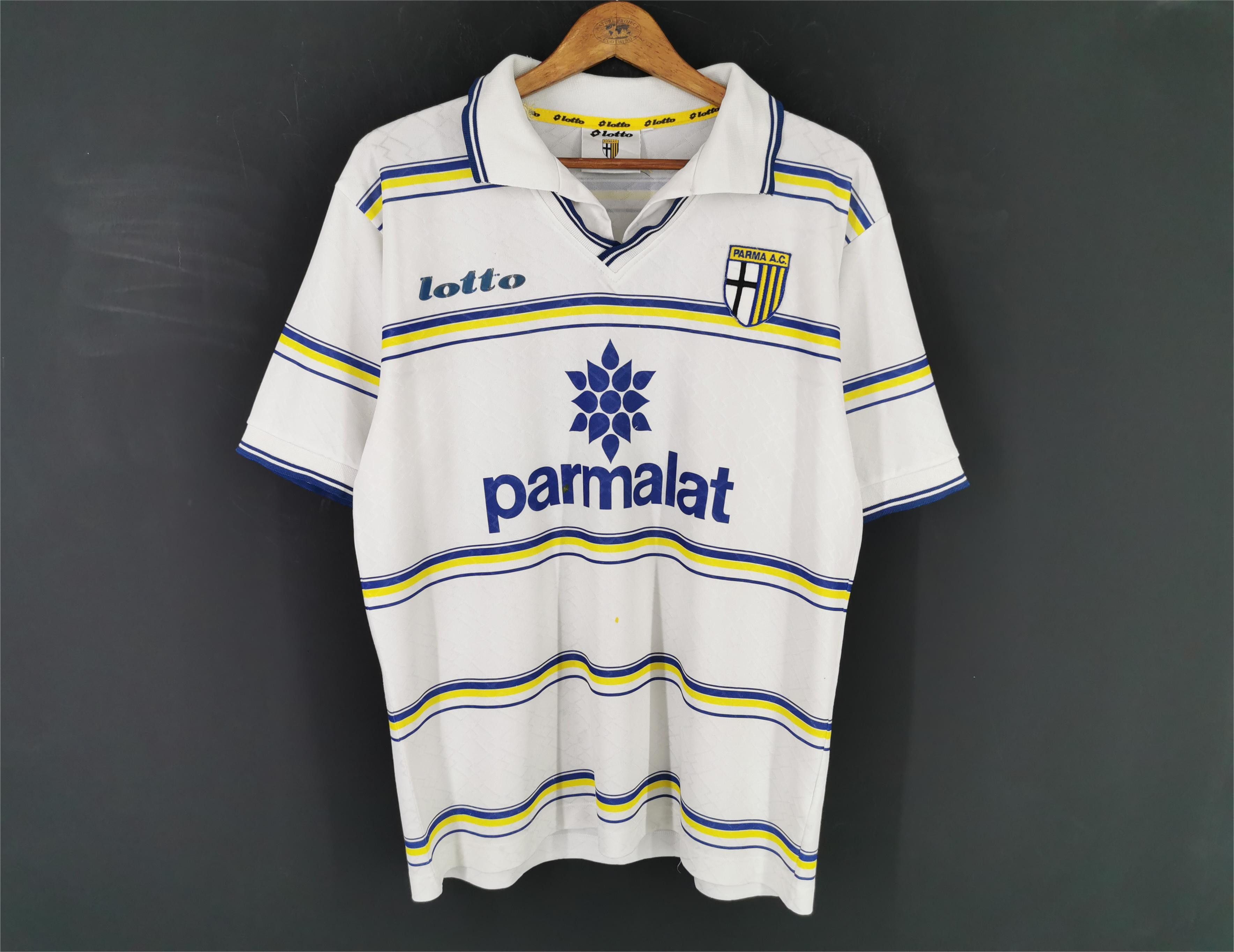 Lotto Sport Vintage 90s Parma A.C. Football By Lotto Jersey Shirt Size M Size US M / EU 48-50 / 2 - 2 Thumbnail