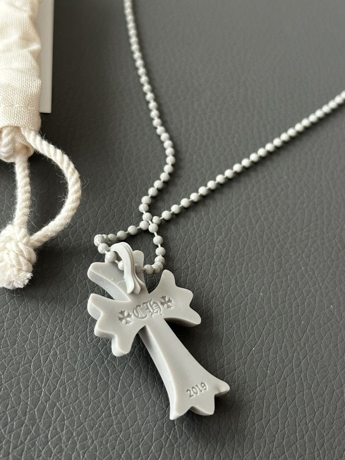 Chrome Hearts Rare Chrome Hearts Brand New Logo Necklace Pendant | Grailed