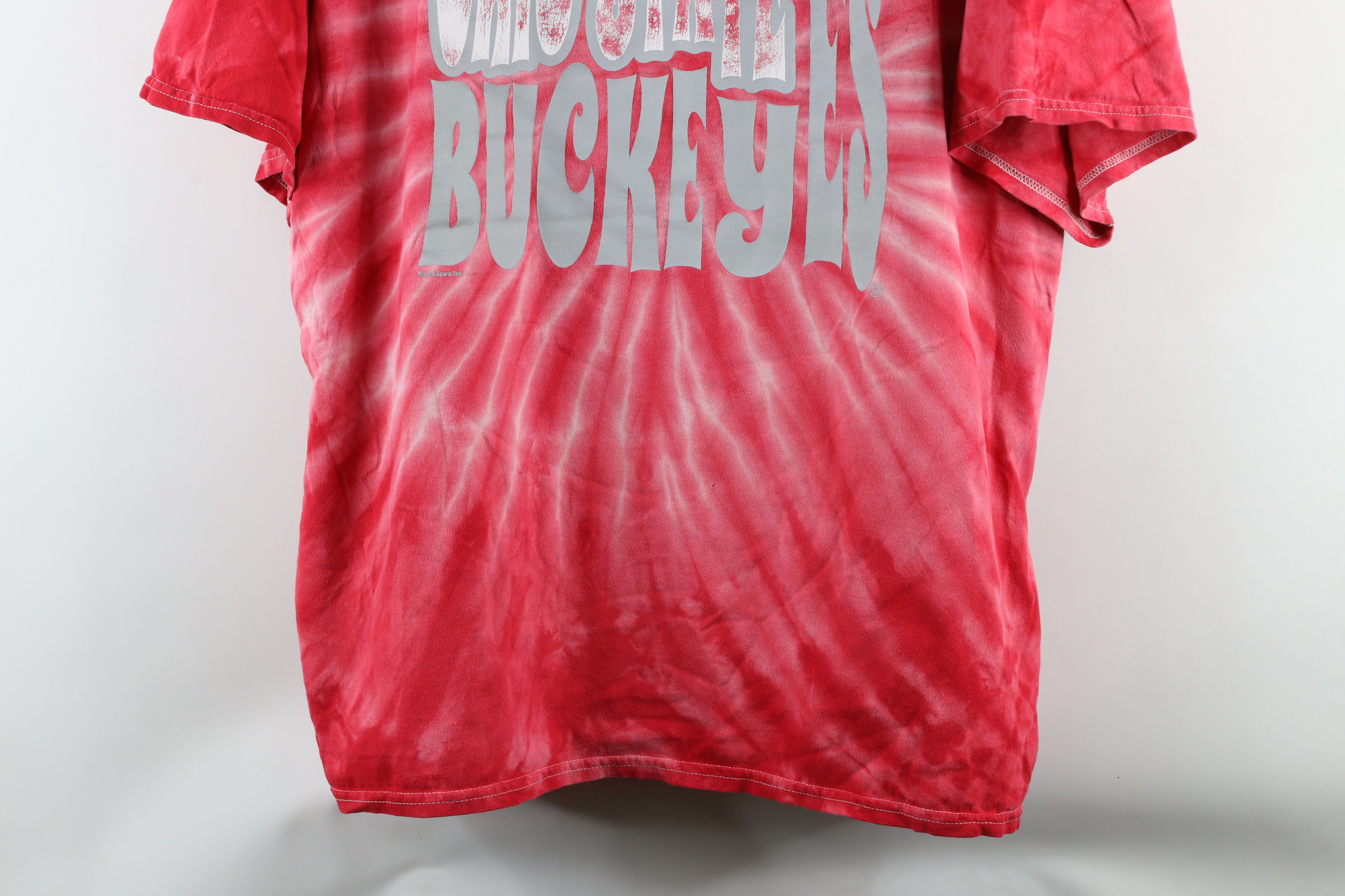 Vintage Vintage 90s Tie Dye Acid Wash Ohio State University T-Shirt Size US XXL / EU 58 / 5 - 3 Thumbnail