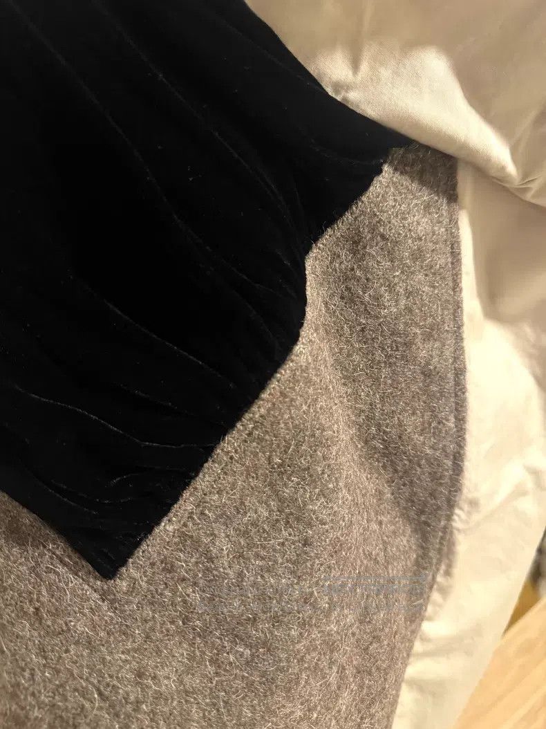 Rick Owens Rick Owens Black velvet cowhide woolen front and back silk Size XS / US 0-2 / IT 36-38 - 5 Thumbnail