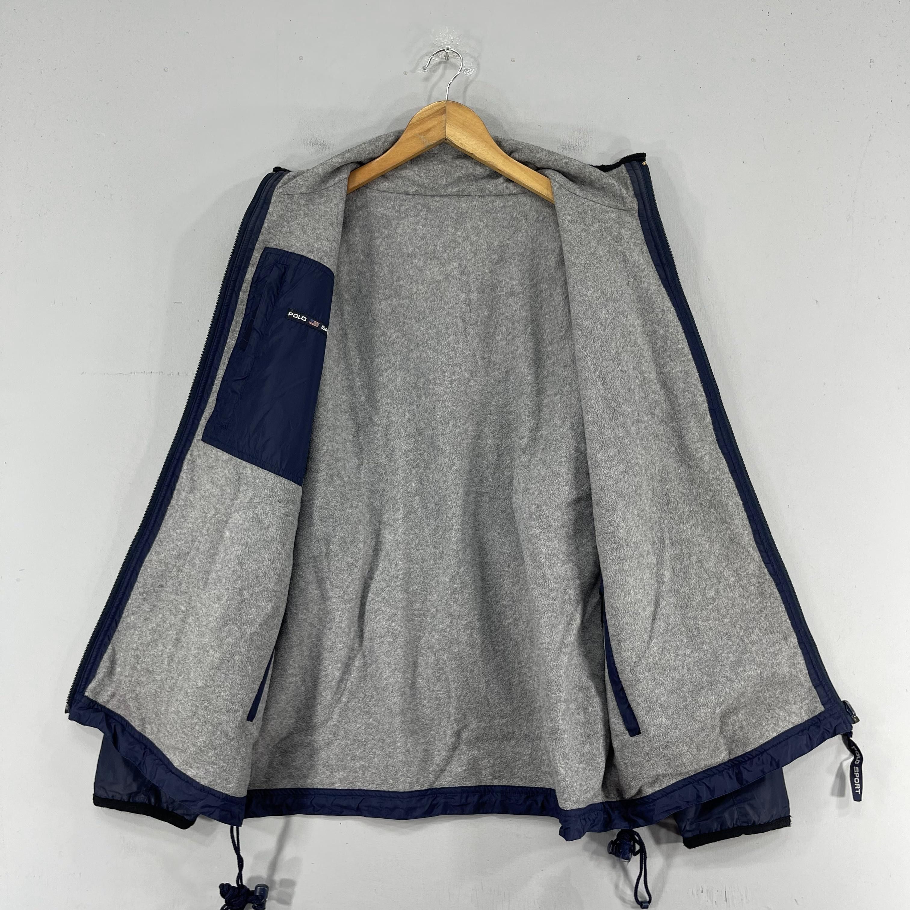 Polo Ralph Lauren × Vintage Vintage POLO SPORT Puffer Fleece Reversible Jacket Size US M / EU 48-50 / 2 - 5 Thumbnail