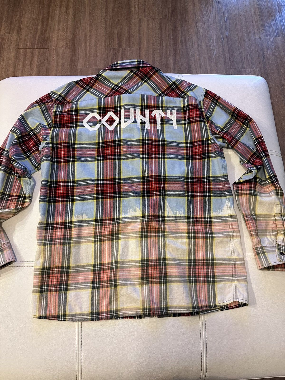 Marcelo Burlon Marcelo Burlon County of Milan Checkered Pocket Shirt Size US L / EU 52-54 / 3 - 5 Thumbnail