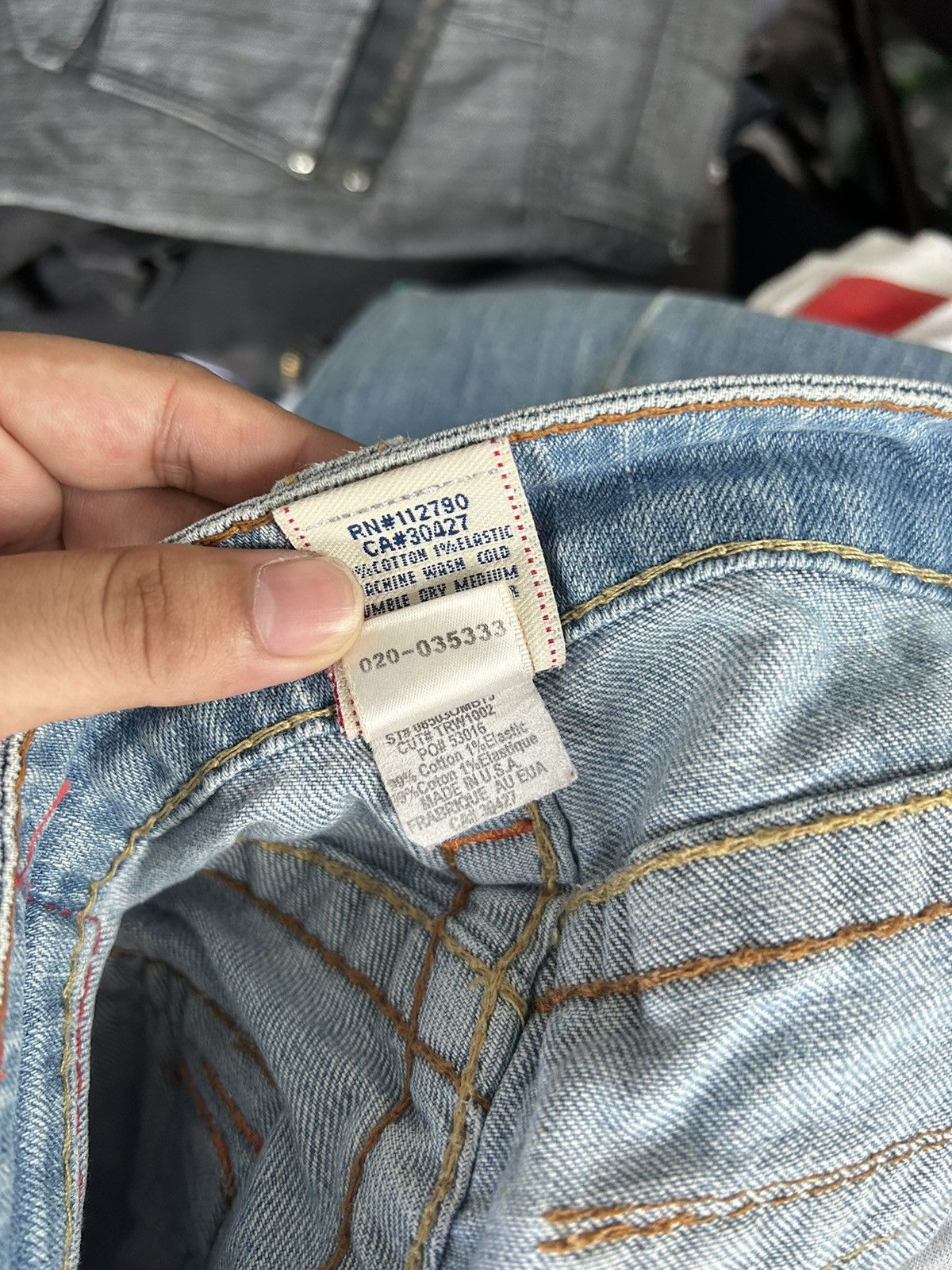 True Religion Flared True Religion Embroidery Jeans Size 27" / US 4 / IT 40 - 22 Thumbnail