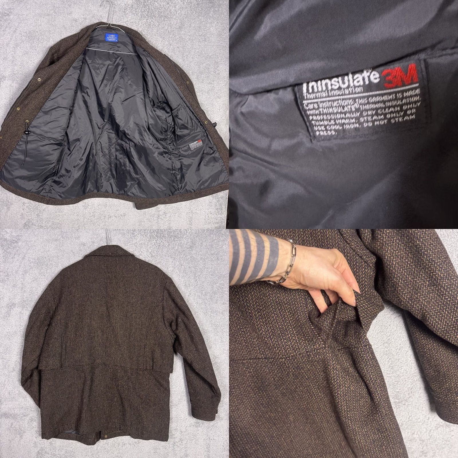 Pendleton Pendleton Lobo Jacket Mens M Thinsulate Bomber USA Made Virgin Wool Cargo 90s Size US M / EU 48-50 / 2 - 8 Thumbnail