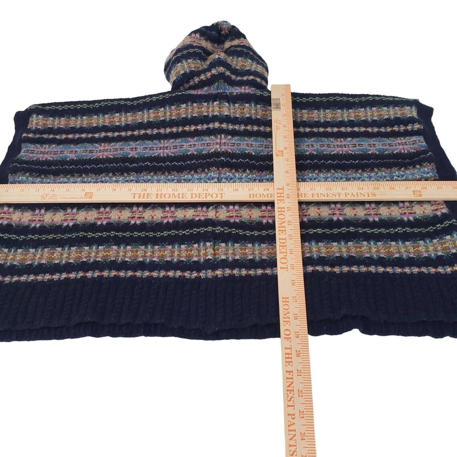 Polo Ralph Lauren Polo Ralph Lauren Fair Isle Hooded Poncho Womens Size S/M Size M / US 6-8 / IT 42-44 - 13 Thumbnail