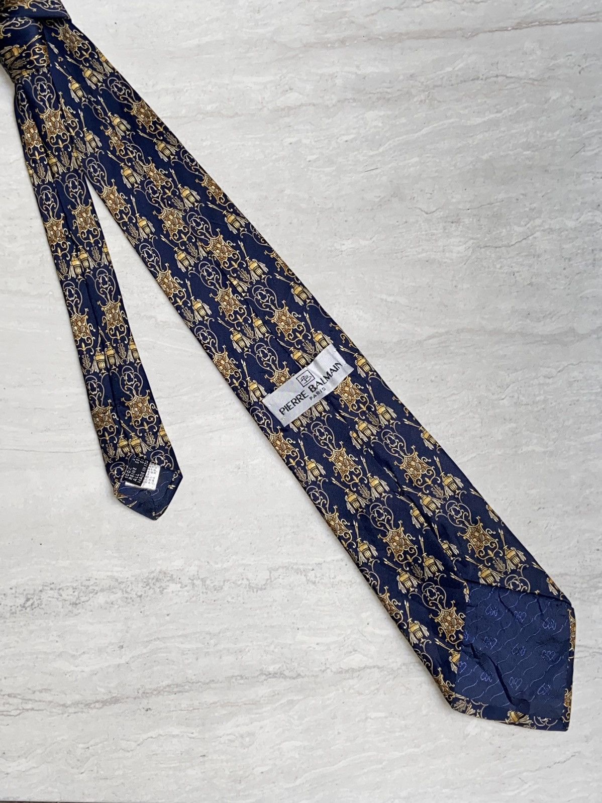 Pierre Balmain PIERRE BALMAIN Paris Motive Tie Size ONE SIZE - 3 Thumbnail