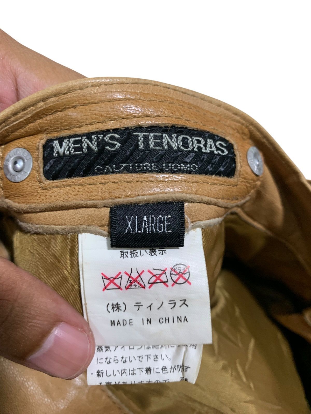Japanese Brand 🔥MENS TENORAS LEATHER PANT W35 Size US 35 - 8 Thumbnail