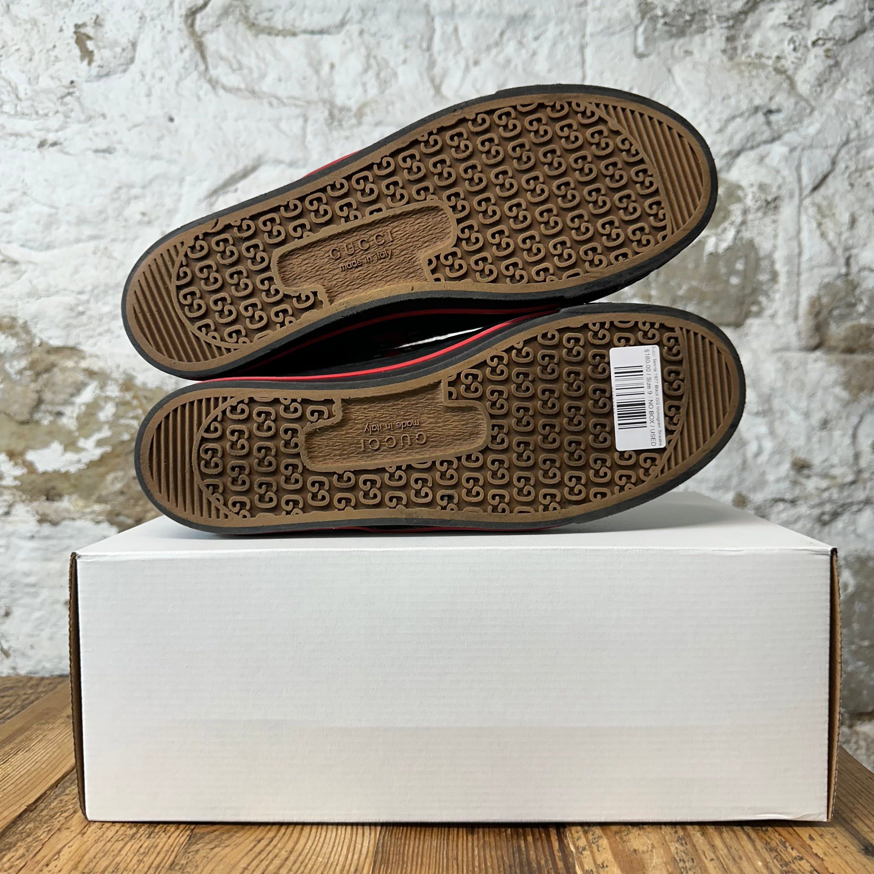 Gucci Gucci Tennis 1977 Black GG Monogram Sneaker Sz 9 Size US 9 / EU 42 - 4 Thumbnail