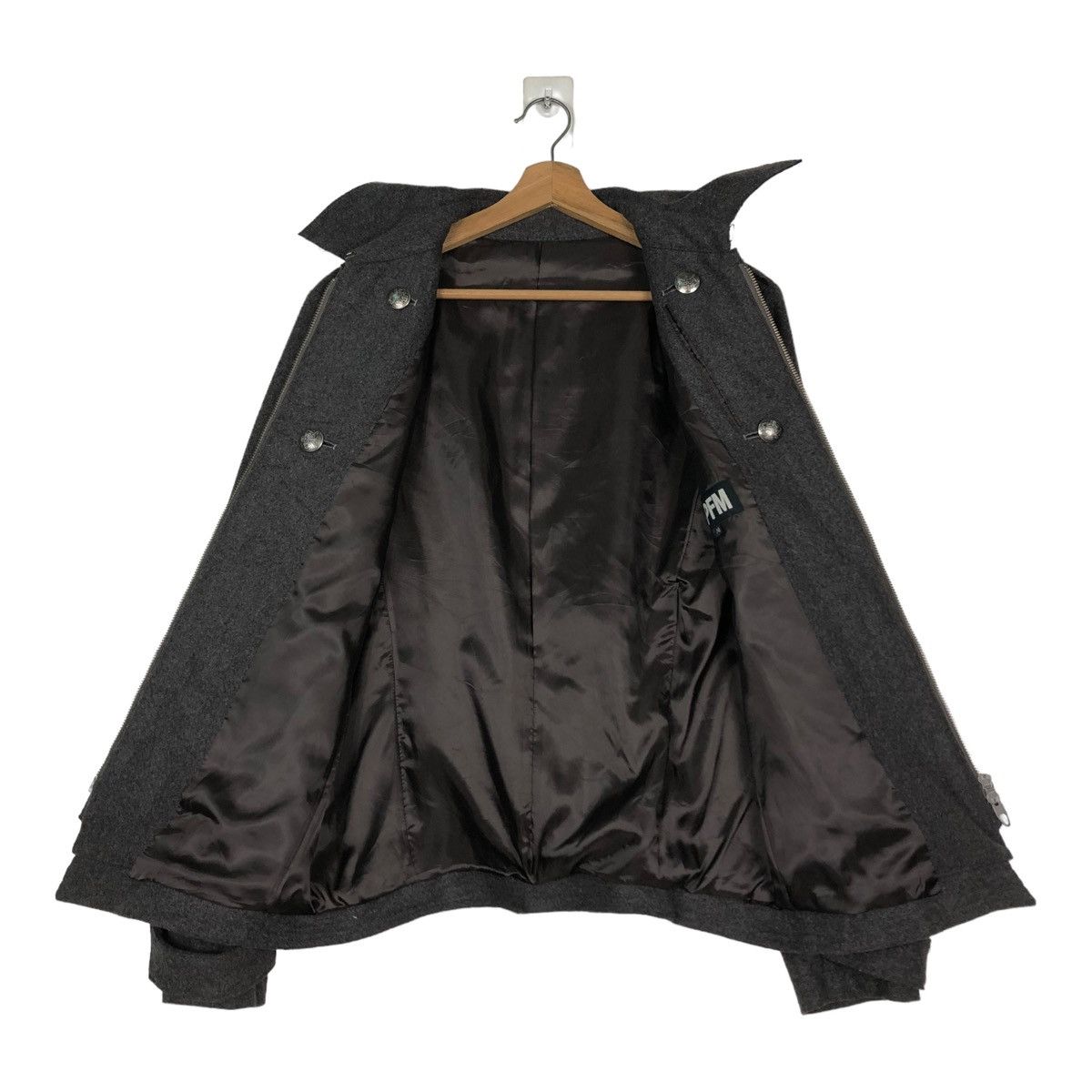 PPFM 🔥VINTAGE WOOL BIKER JACKET PPFM JAPAN DOUBLE LAYER Size US M / EU 48-50 / 2 - 15 Thumbnail