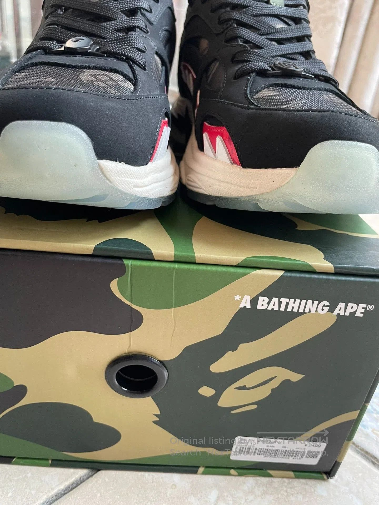 Bape Bape Clot Sharksta Collaboration Shoes. Size US 10 / EU 43 - 7 Thumbnail