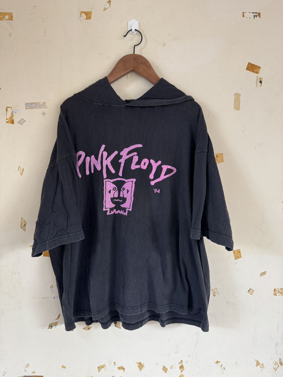 Band Tees × Pink Floyd × Vintage *SUPER RARE* VINTAGE PINK FLOYD 1994 90s HOOD TEE TOUR Size US XL / EU 56 / 4 - 1 Thumbnail