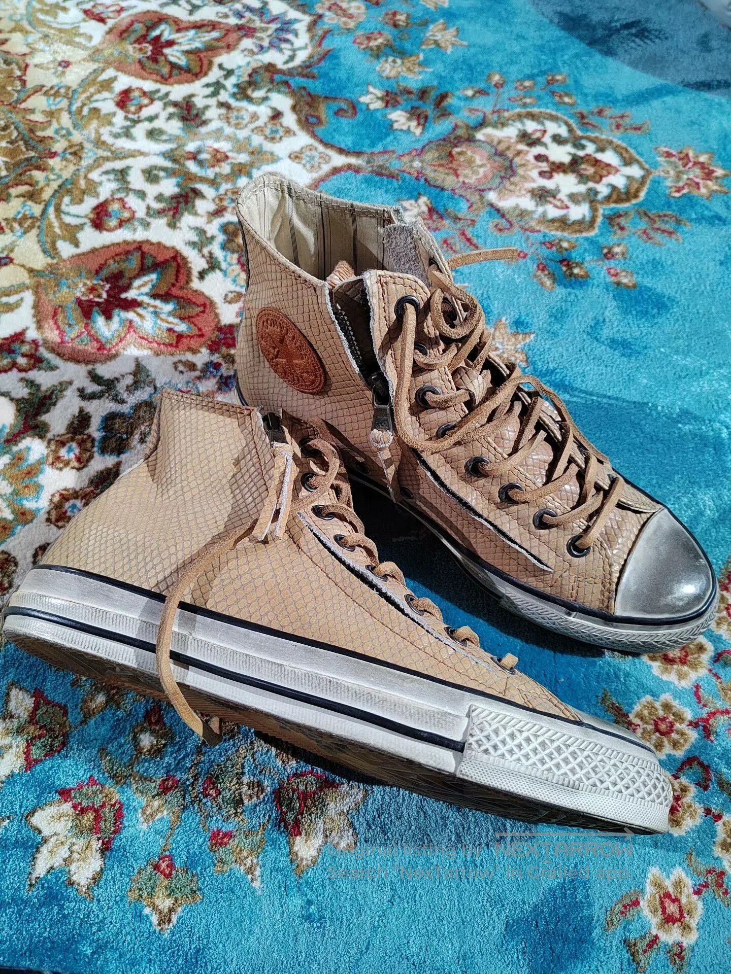 John Varvatos Converse John Varvatos Snake High Tops. Size US 9.5 / EU 42-43 - 1 Thumbnail