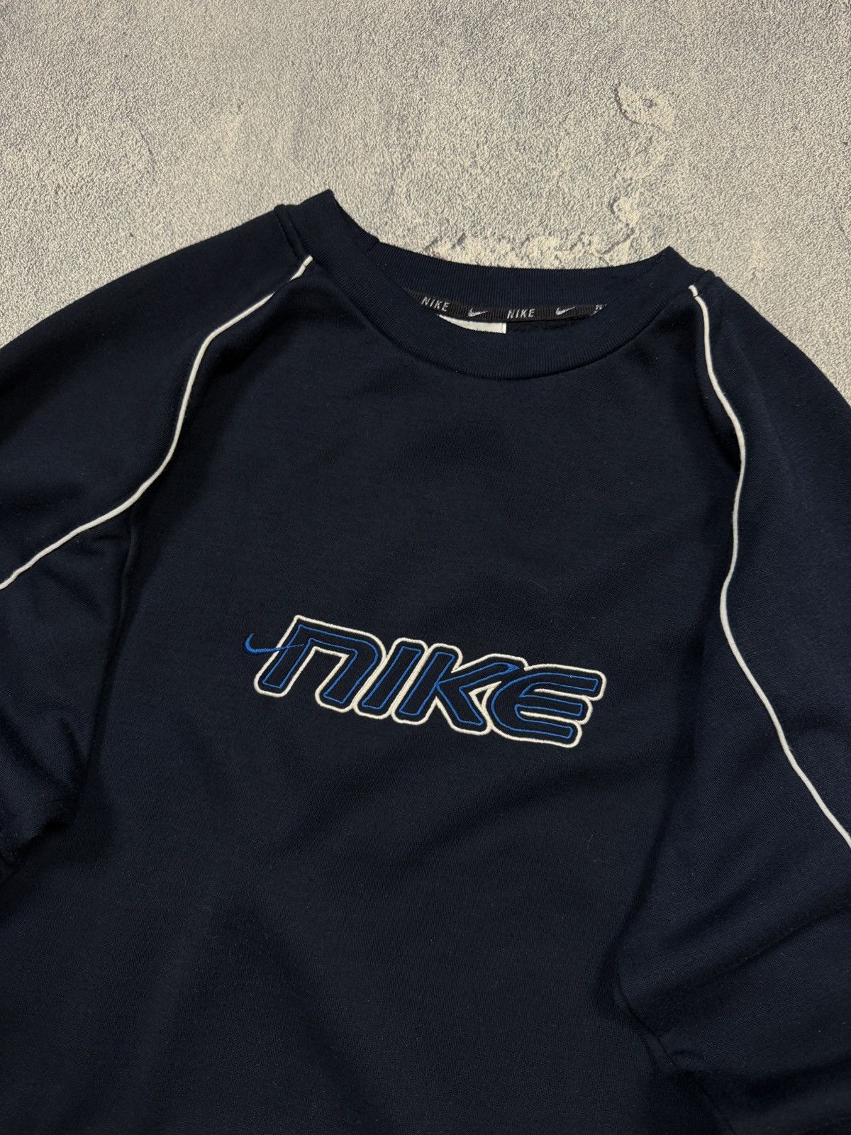 Japanese Brand Nike Vintage Sweatshirt big Logo Boxy Hype 00s Size US XXL / EU 58 / 5 - 3 Thumbnail