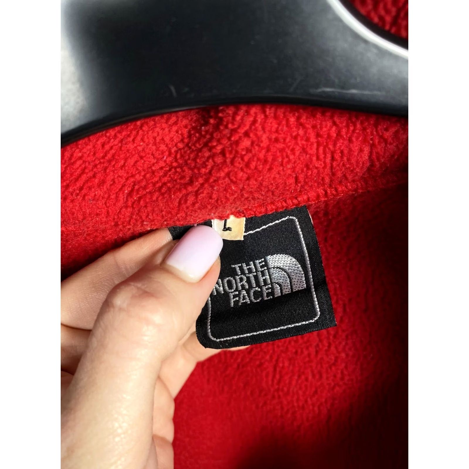 The North Face VINTAGE The North Face Jacket Mens L Red 90s Retro Fleece Size Size US L / EU 52-54 / 3 - 7 Thumbnail
