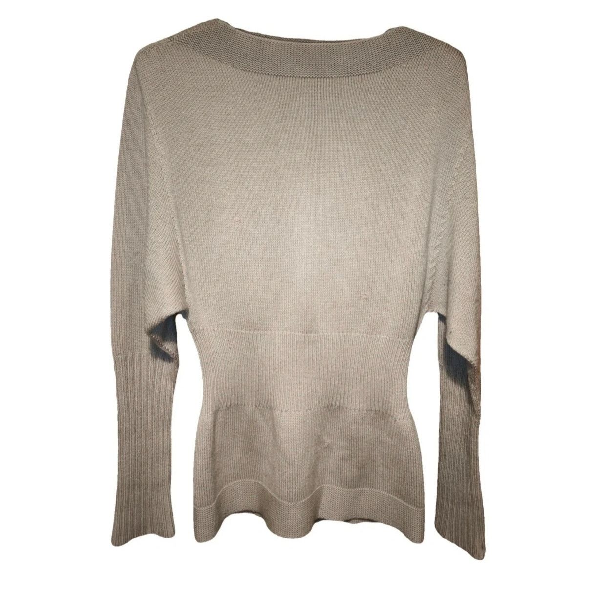 Rick Owens Rick Owens - FW12 "Mountain" wool sweater with ribbed waist Size US S / EU 44-46 / 1 - 1 Thumbnail