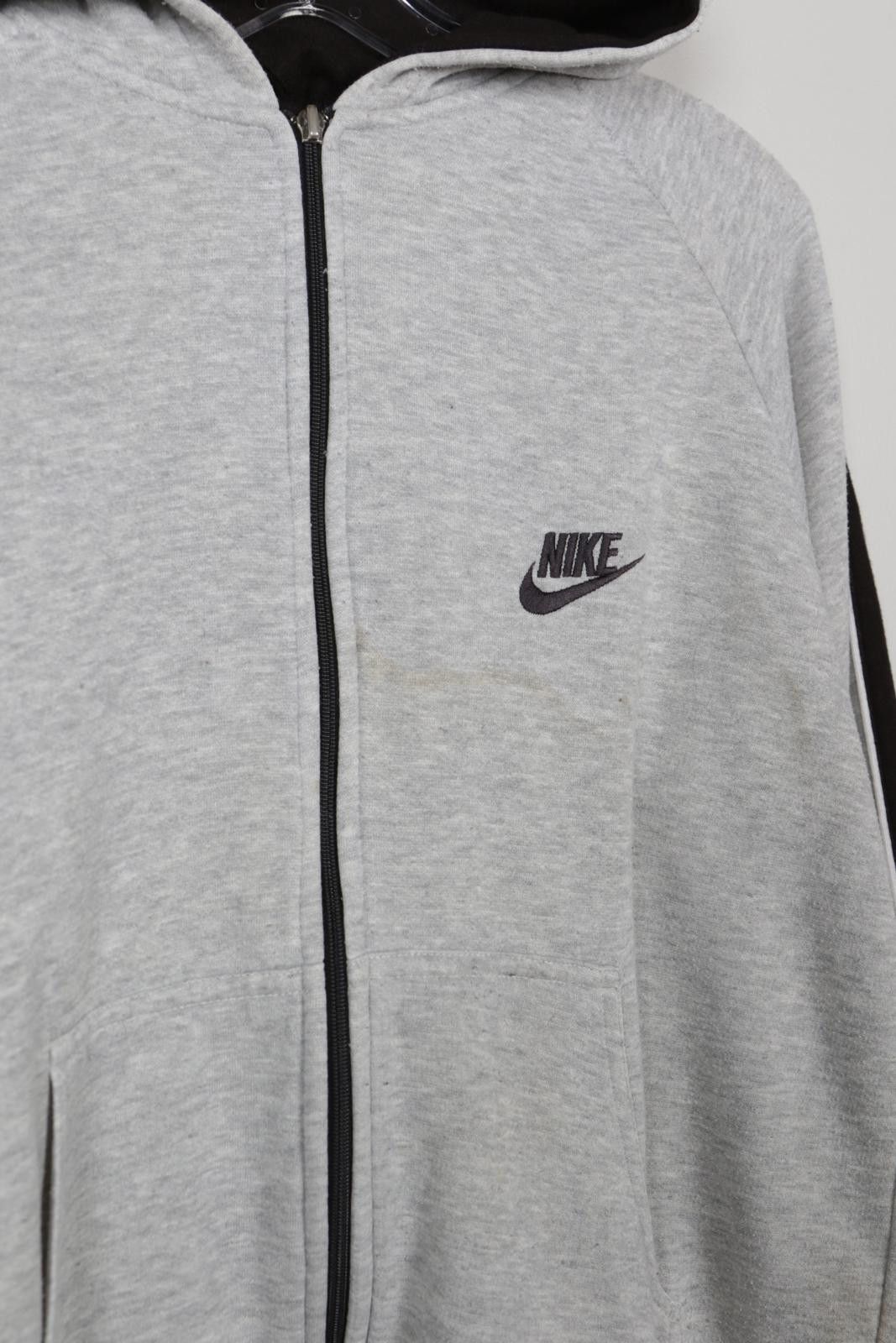 Nike 80's Nike Stripe Logo Zip-up Hoodie Size ONE SIZE - 3 Thumbnail