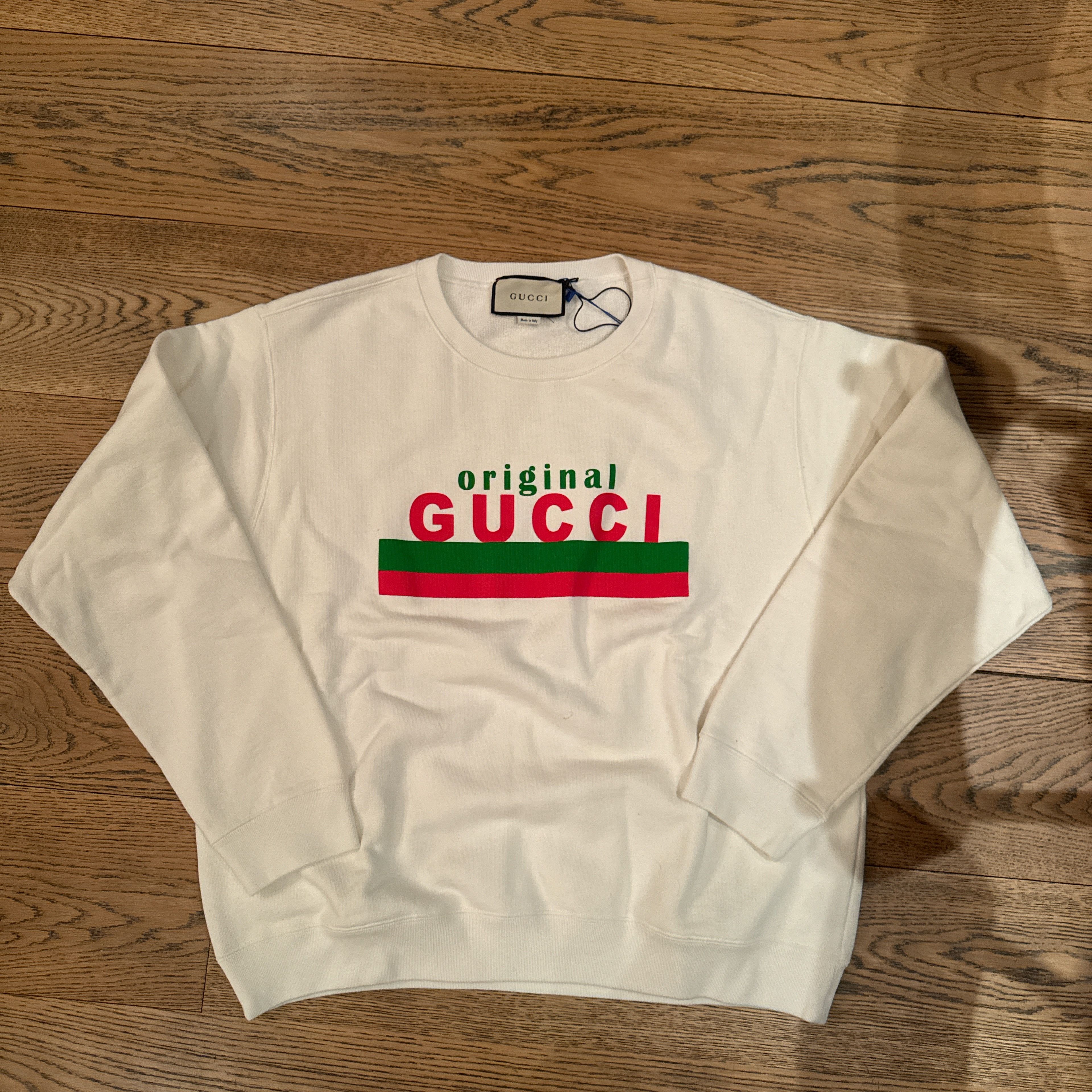Gucci Gucci "Original" Print Crew Sweatshirt Size US L / EU 52-54 / 3 - 4 Thumbnail