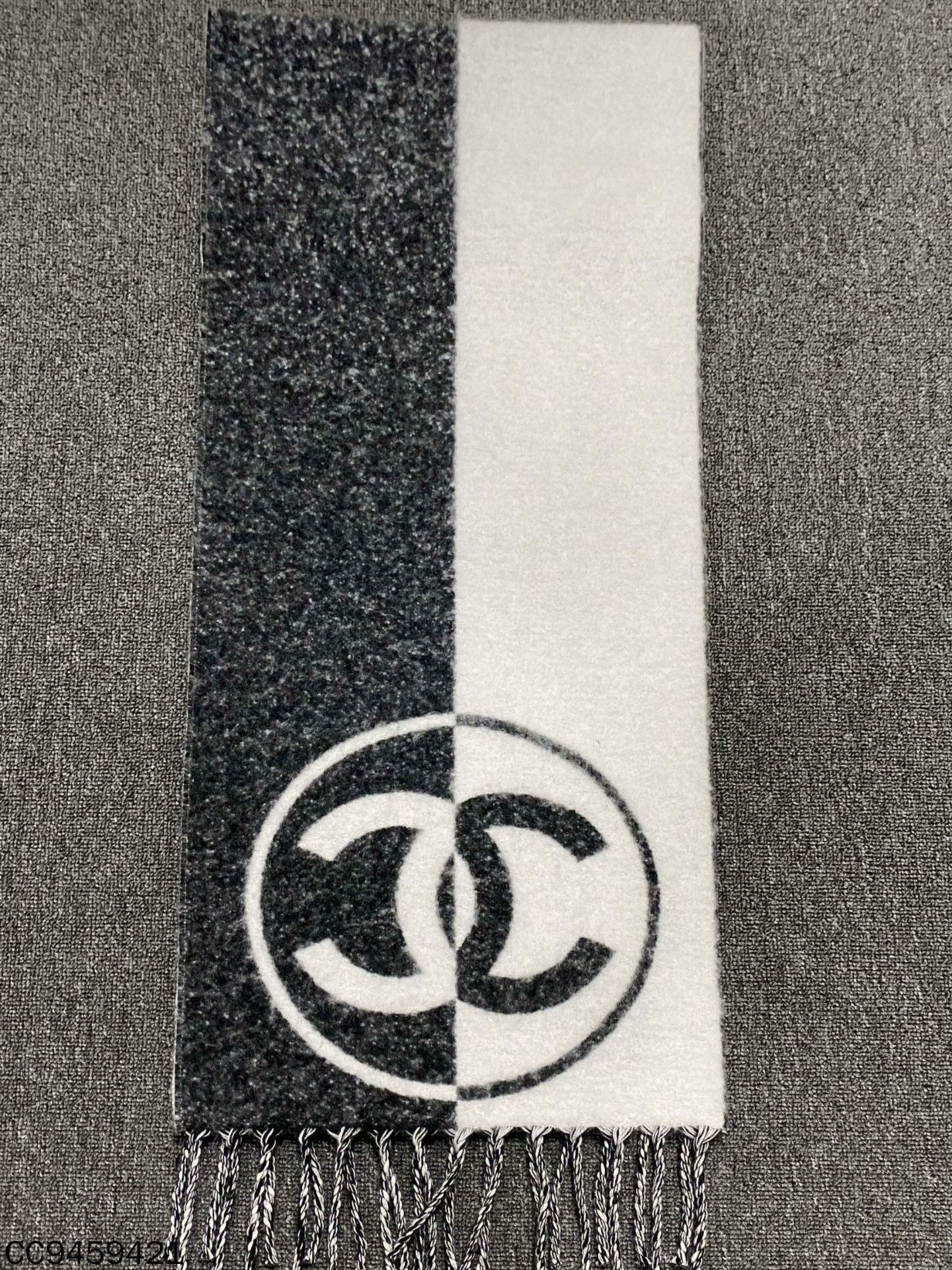 Chanel Chanel Black Scarf one size Men Size ONE SIZE - 1 Thumbnail