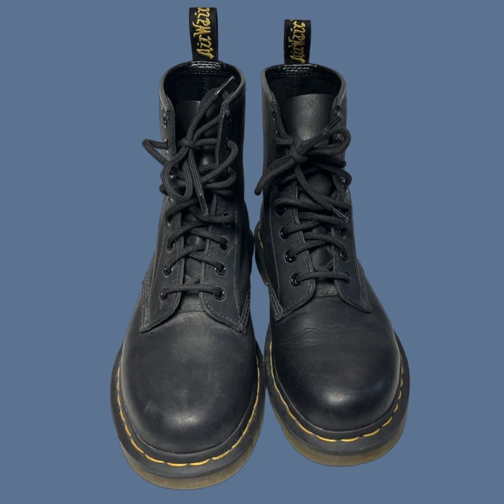 Dr. Martens Dr Martens 11822 Leather Combat Boots Black Unisex Adults Mens Womens 6 37 UK 4 US 6 EU 37 Lace Up Coffin? Size US 4 / IT 34 - 1 Thumbnail