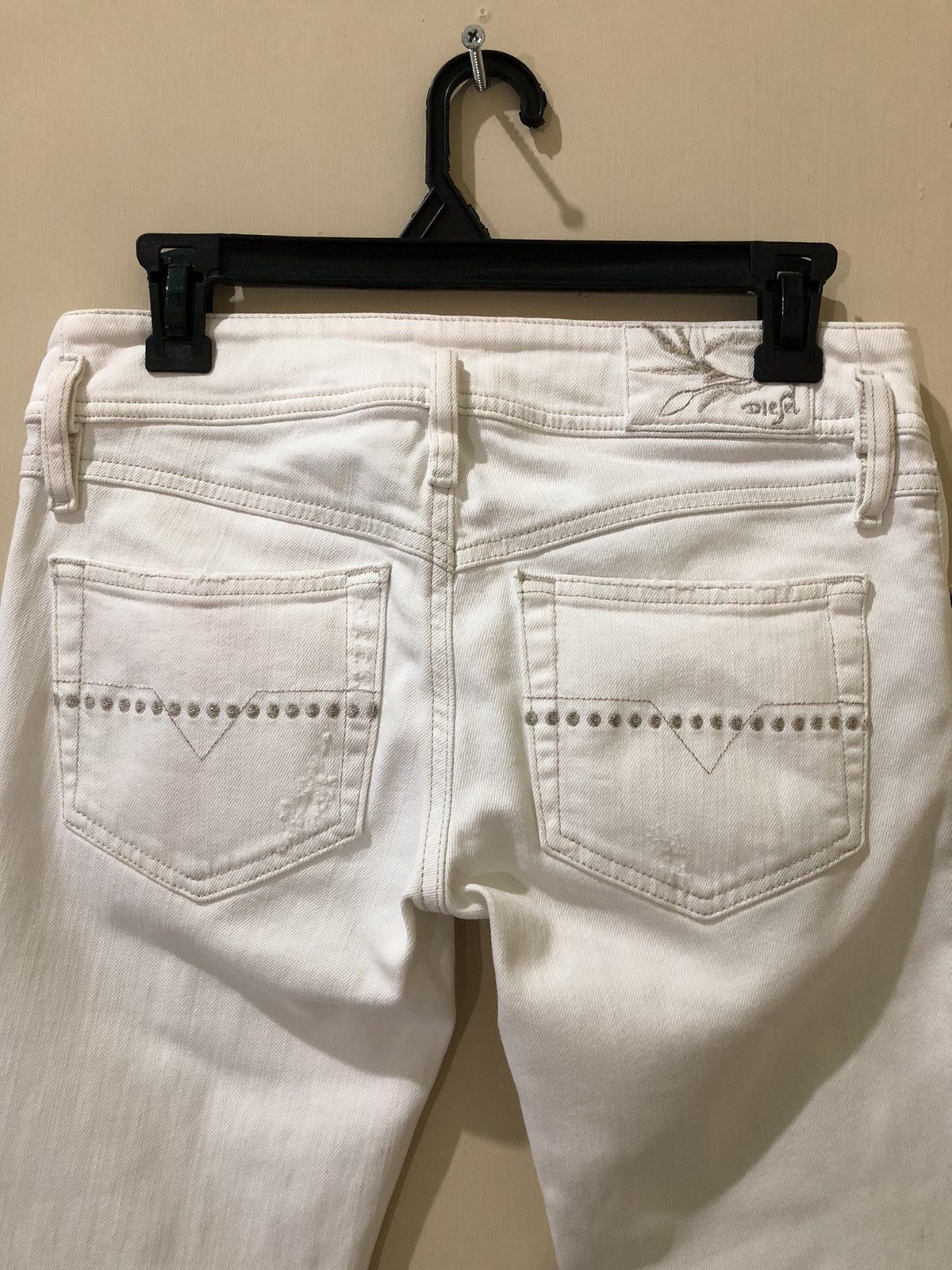 Diesel Diesel Made In Italy Distressed Denim Strech Skinny Jeans Size 26" / US 2 / IT 38 - 9 Thumbnail