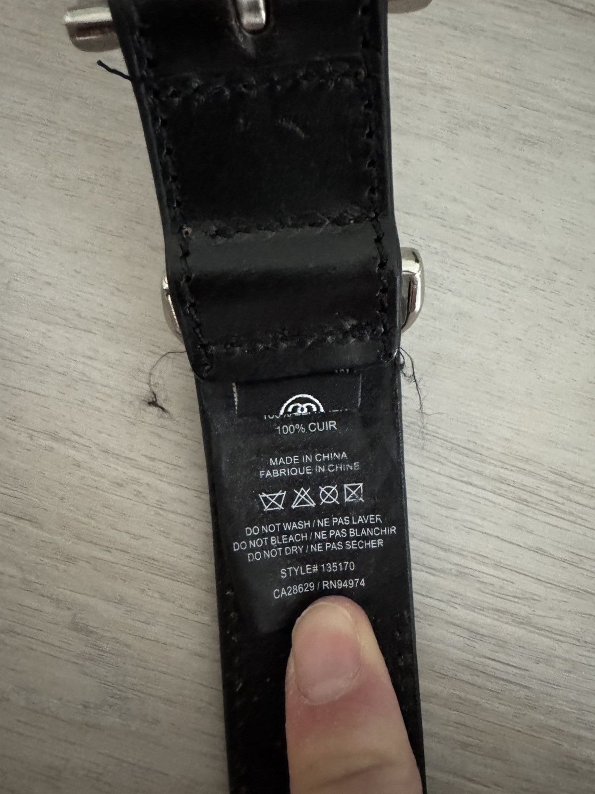 Stussy Stussy Argyle Stitched Leather Belt | Grailed