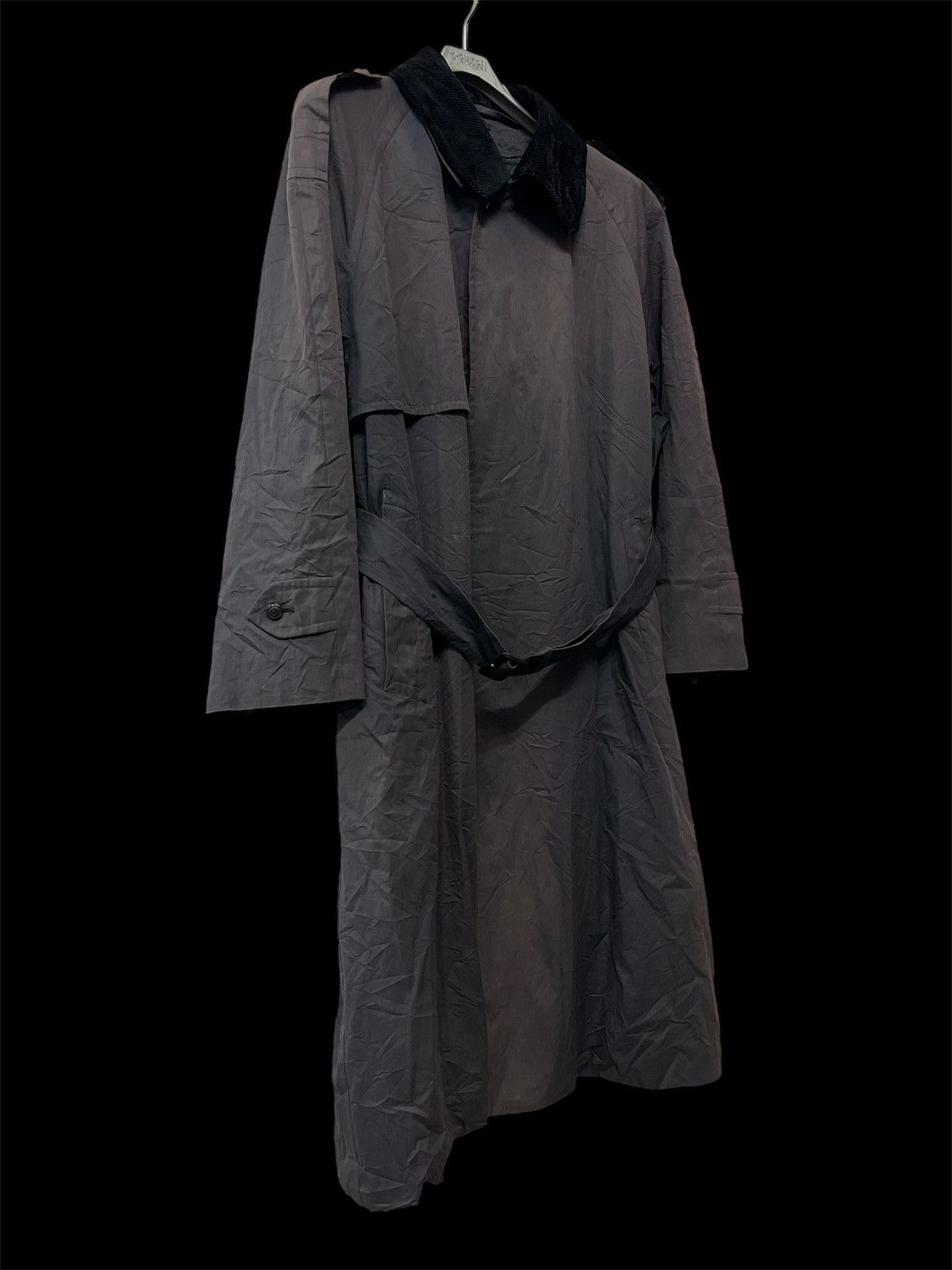 Burberry BURBERRY LONDON BLACK FADED LONG COAT Size US L / EU 52-54 / 3 - 3 Thumbnail