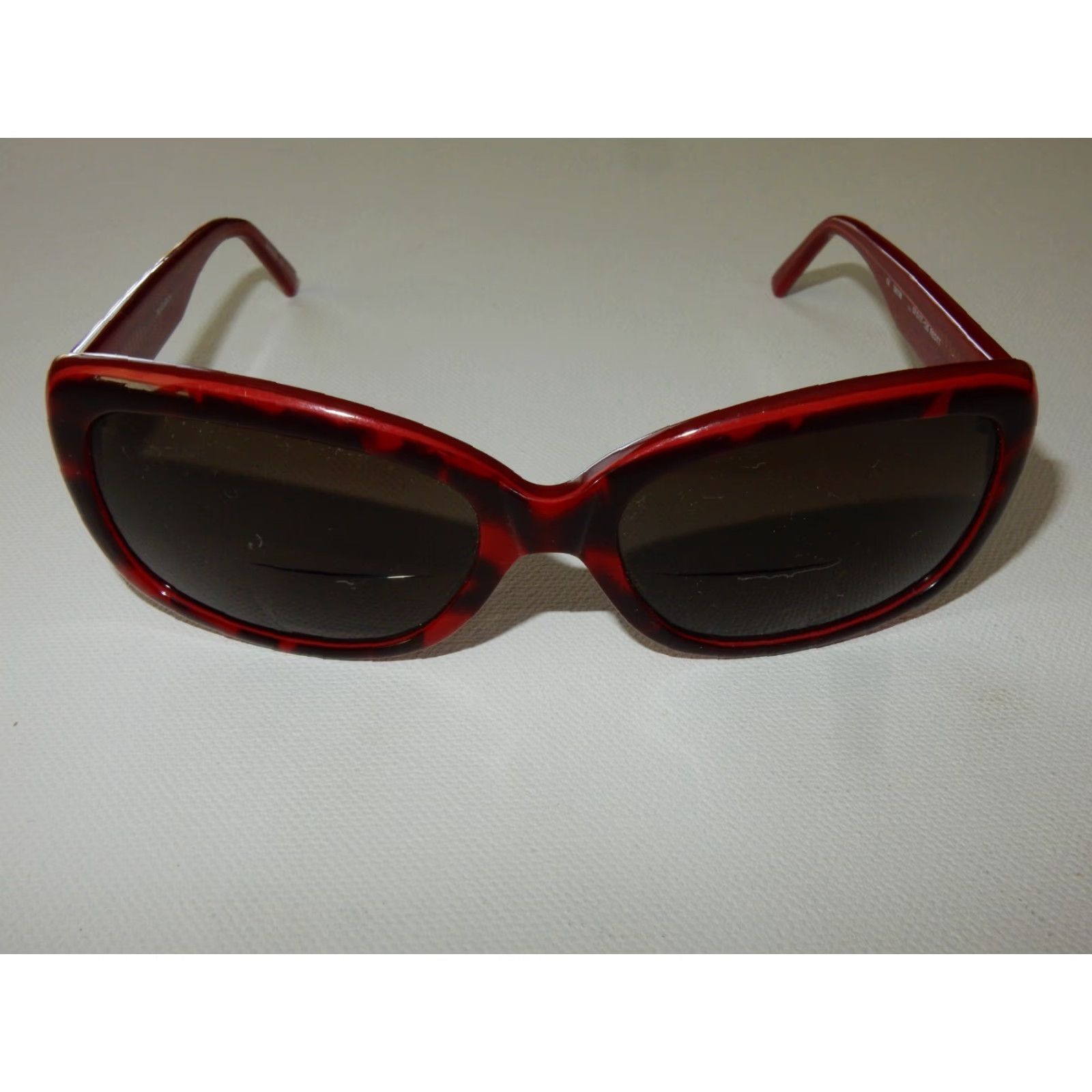 Vintage VINTAGE Moda Sunglasses Frames Only 57mm 17mm 135mm Red Women Italy Size ONE SIZE - 2 Thumbnail